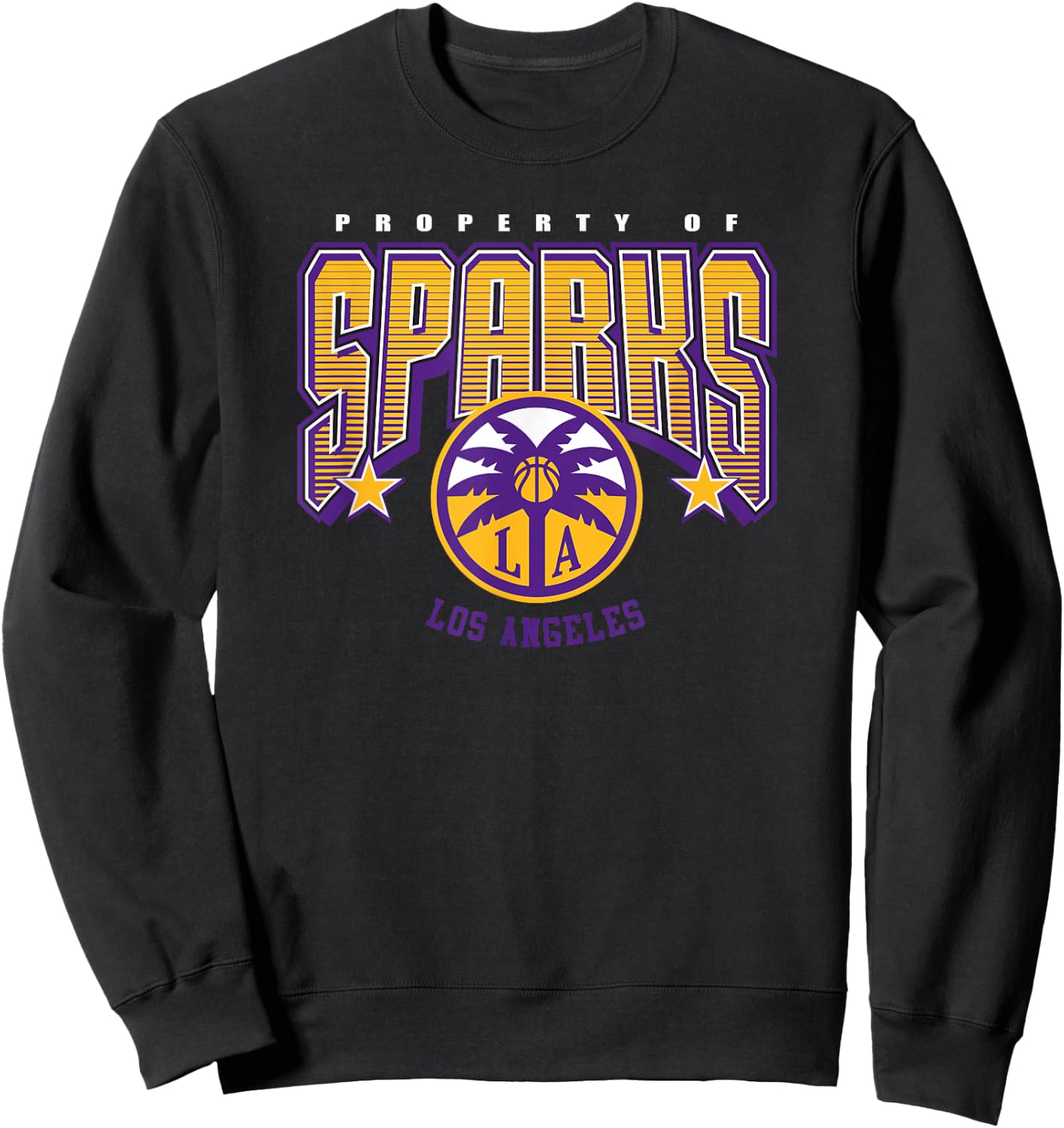 WNBA Los Angeles Sparks Nothing but Net Sweatshirt - Sweatshirt | Black