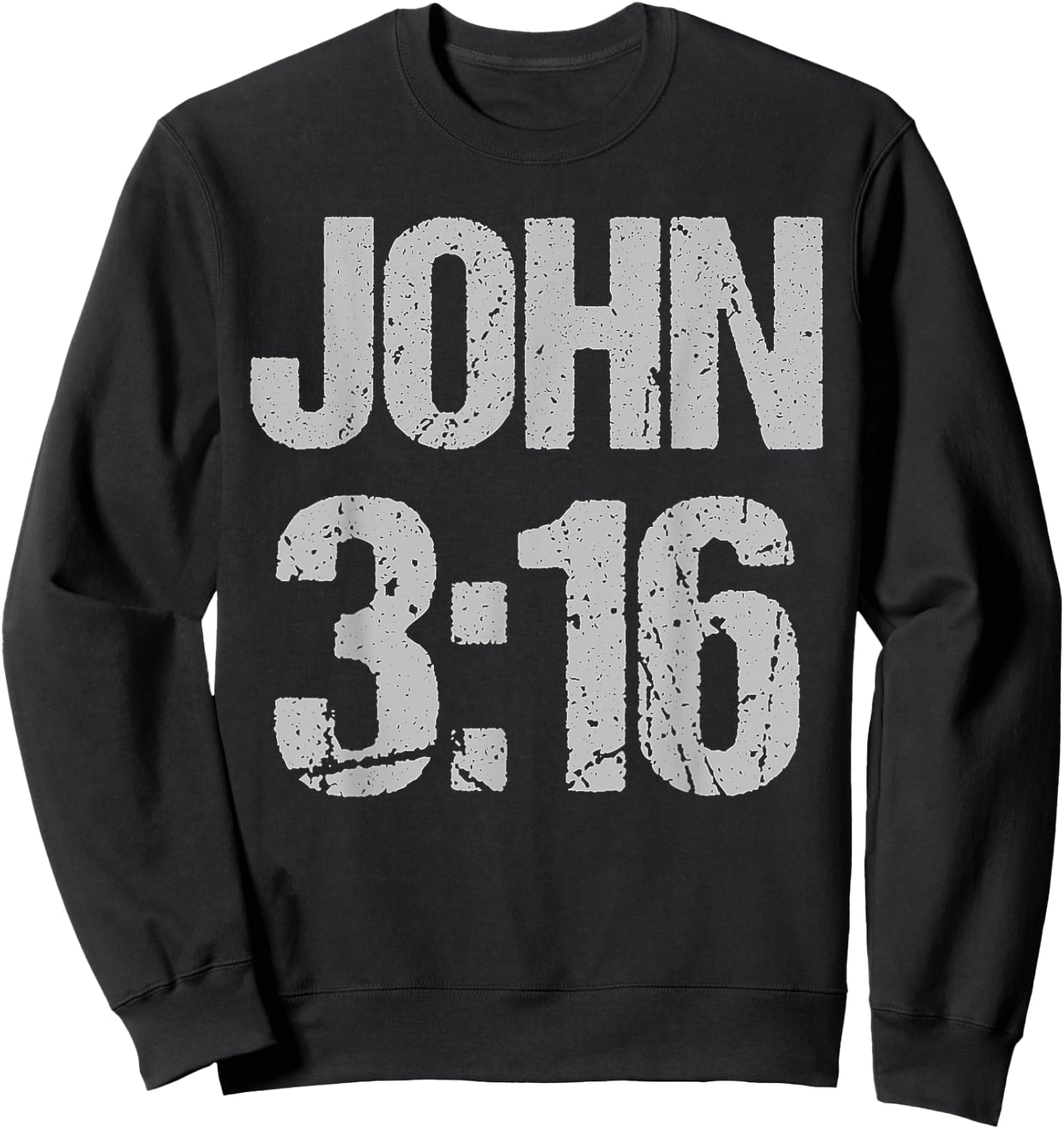 John 3:16 Sweatshirt - Sweatshirt | Black
