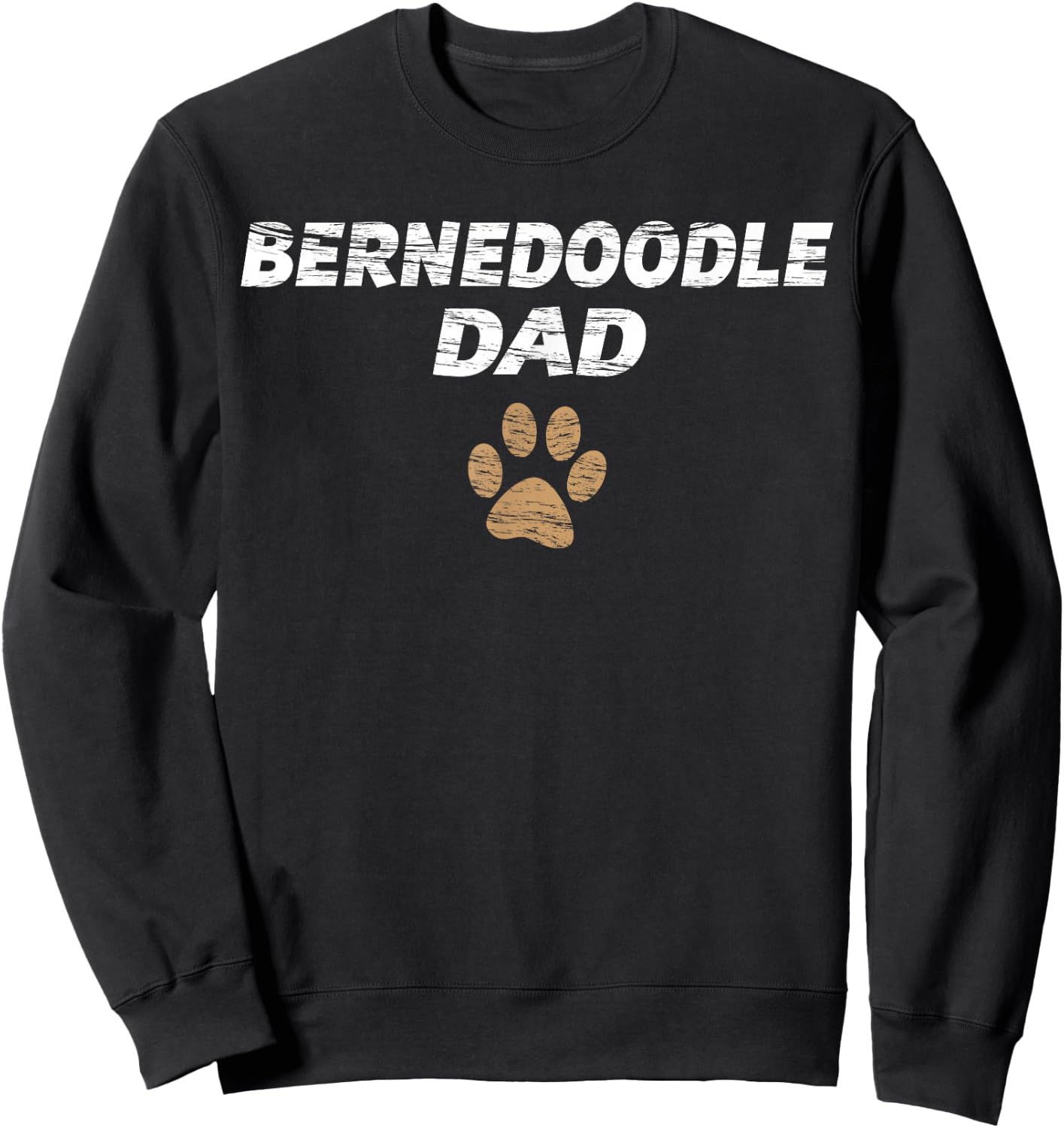 Bernedoodle Dad | & Kids - Gift Fathers Day Sweatshirt - Sweatshirt | Black