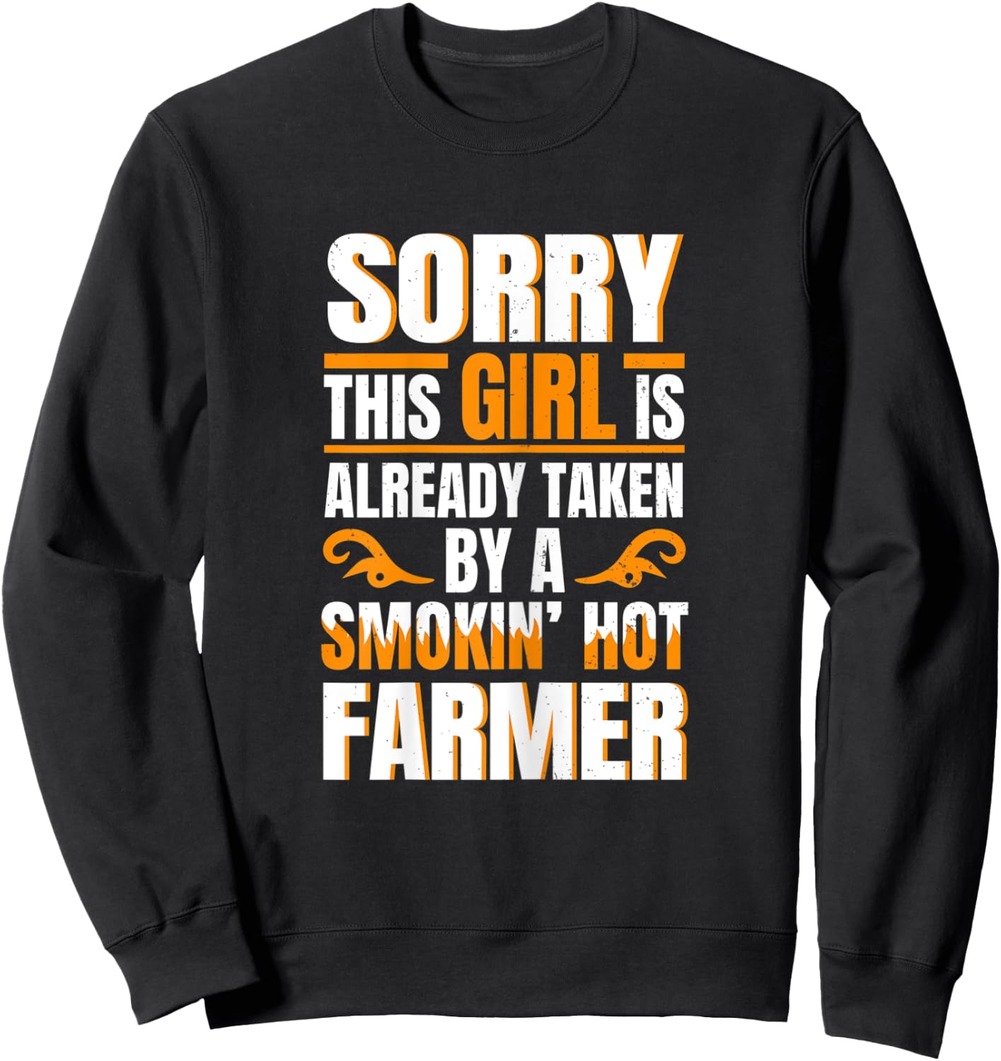 Hot Farmer - Funny Women Cool Girlfriend Farm Sweatshirt - Sweatshirt | Black