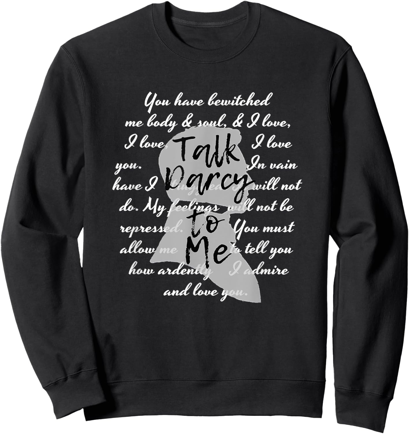 Jane Austen Shirt English Teacher Gifts Librarian Sweatshirt - Sweatshirt | Black