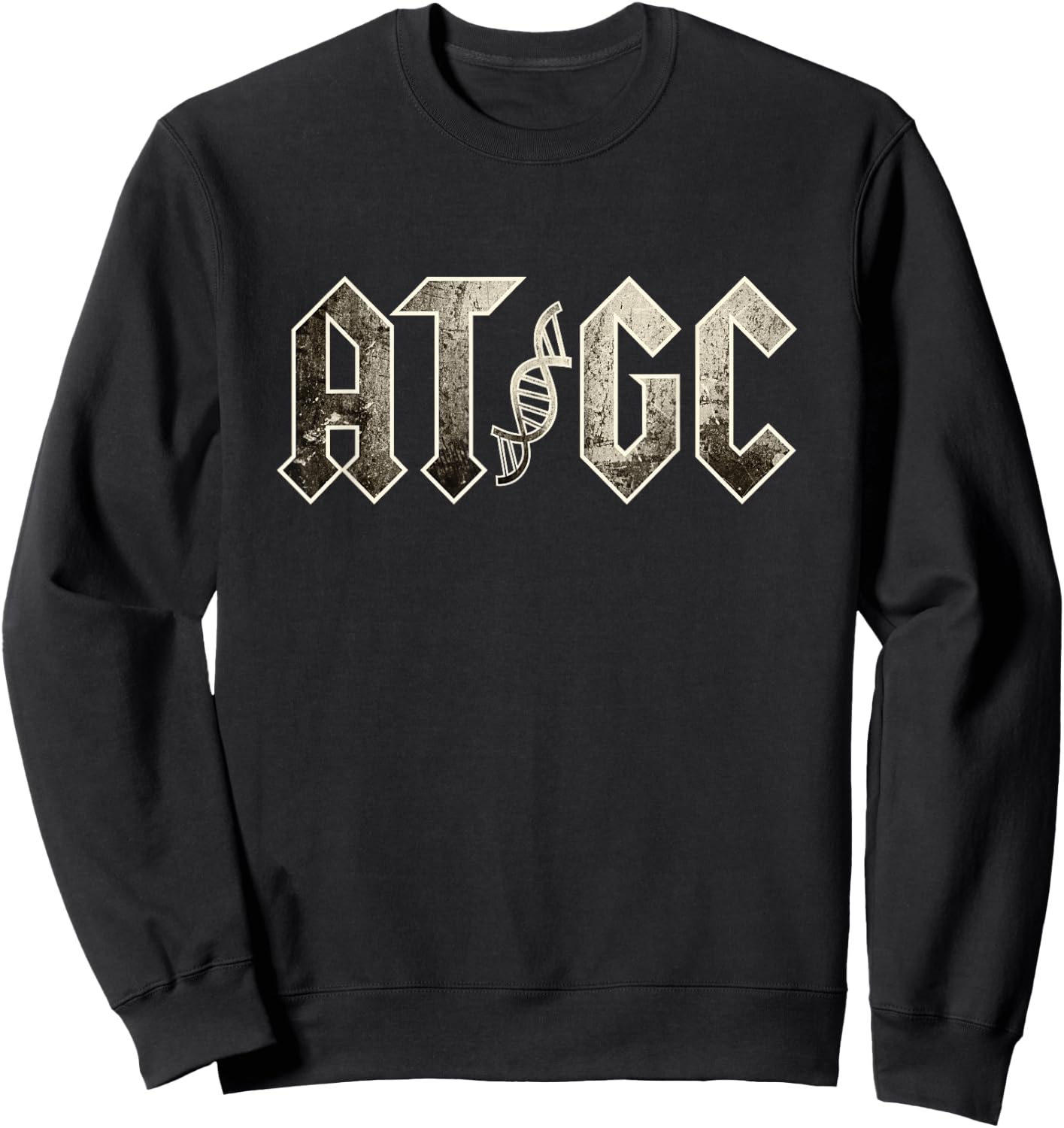 Biology Science DNA ATGC Sweatshirt - Sweatshirt | Black