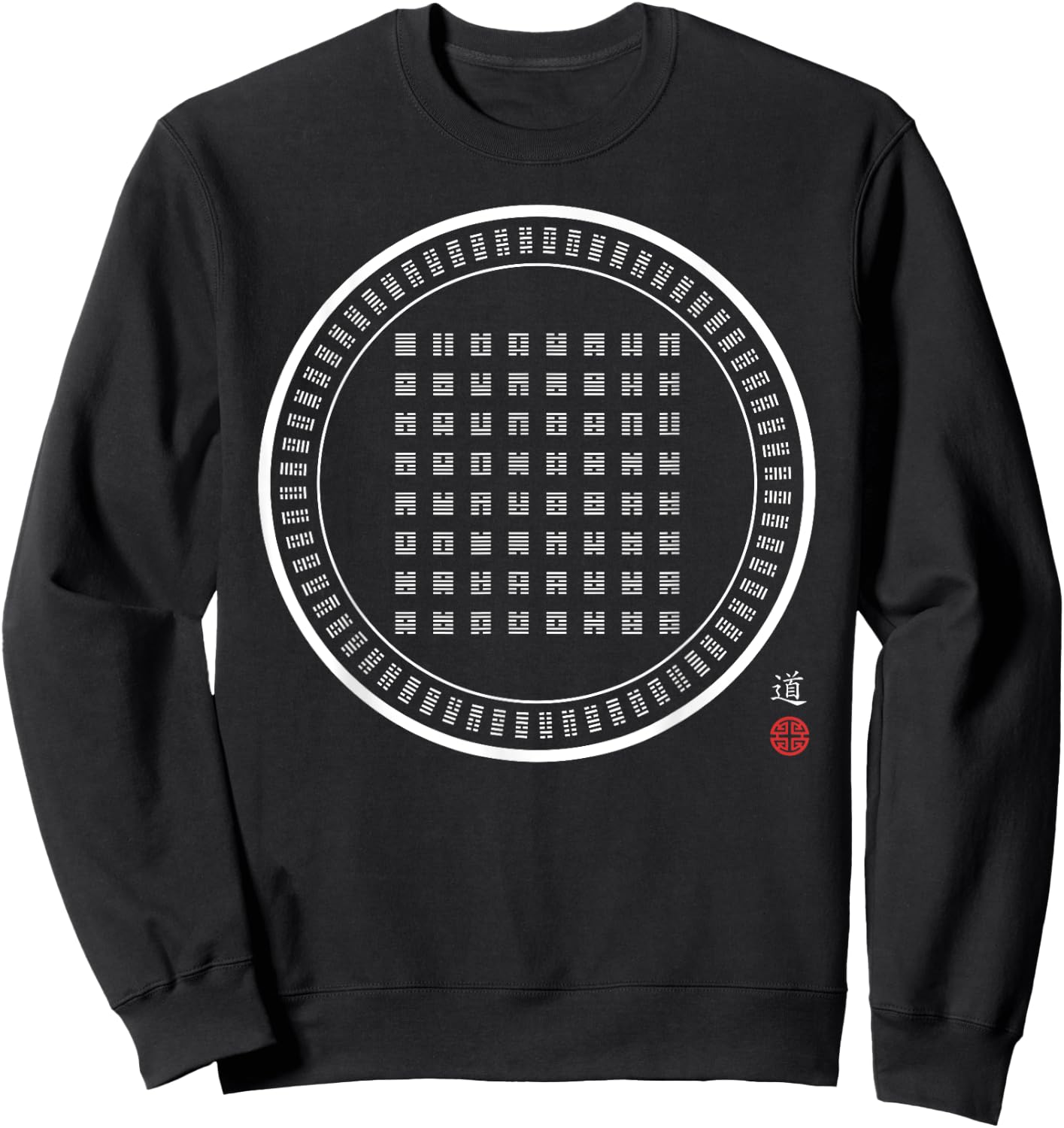 Tai Chi I Ching symbol Sweatshirt - Sweatshirt | Black
