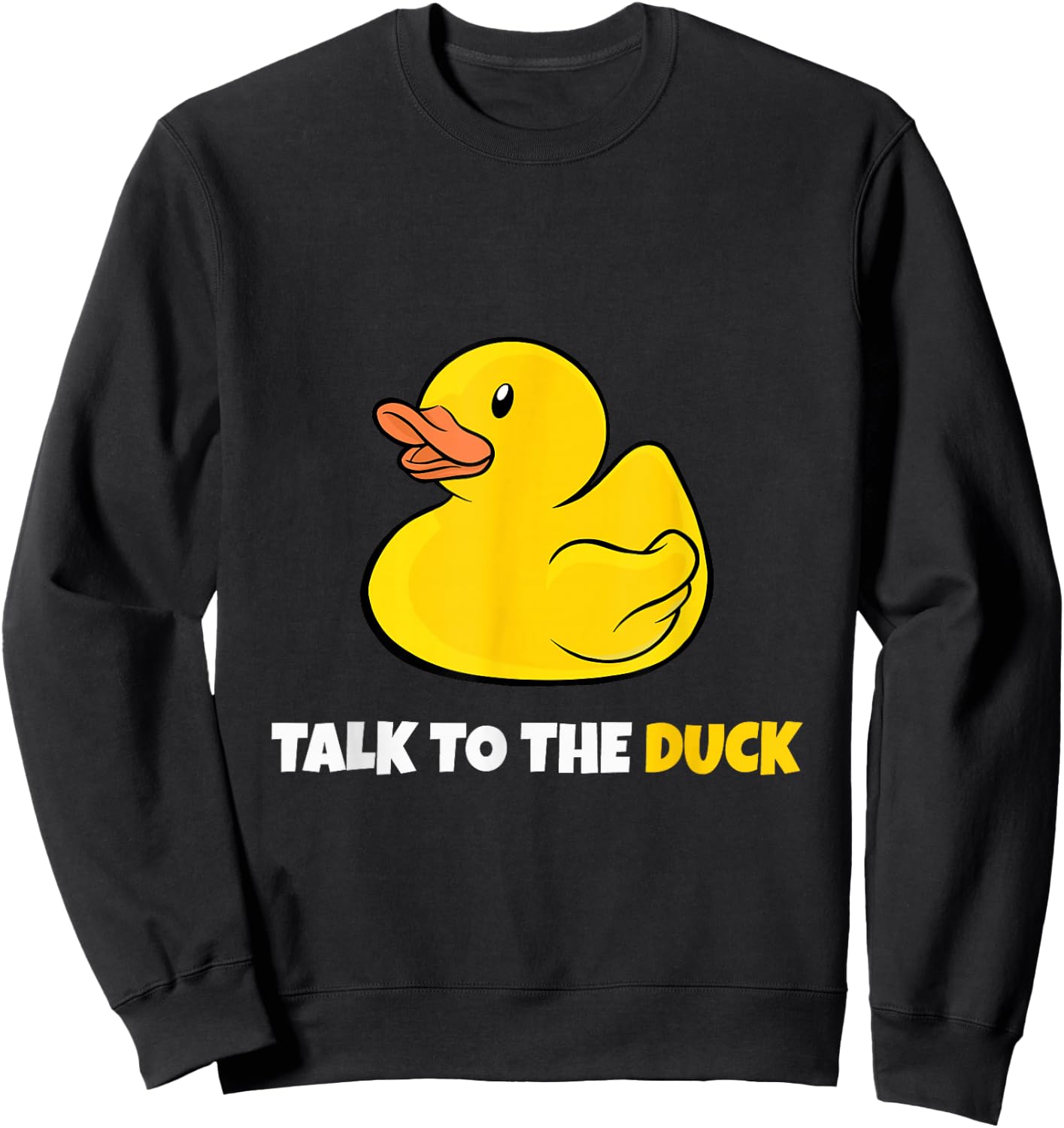 Software-Developer Programming Rubber Duck Debugging Sweatshirt - Sweatshirt | Black