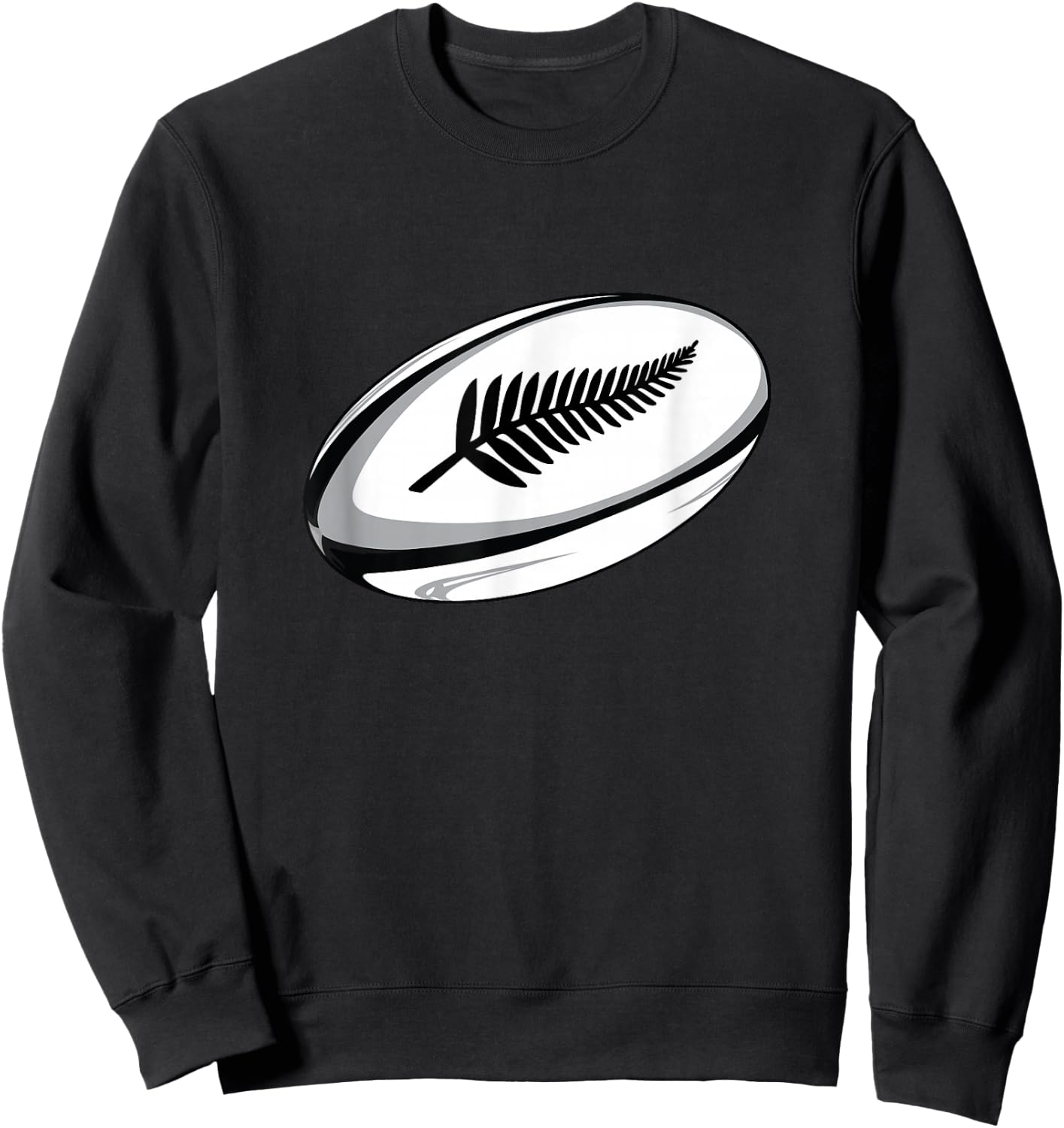 New Zealand Rugby Jersey Sweatshirt - Sweatshirt | Black