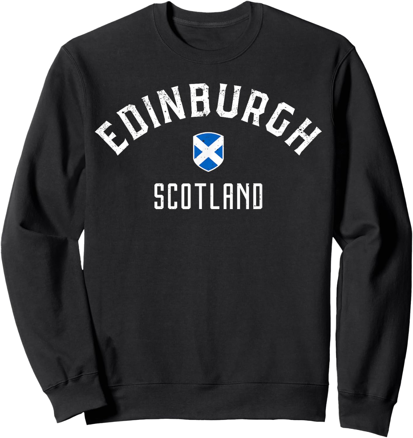 Edinburgh Scotland Sweatshirt - Sweatshirt | Black