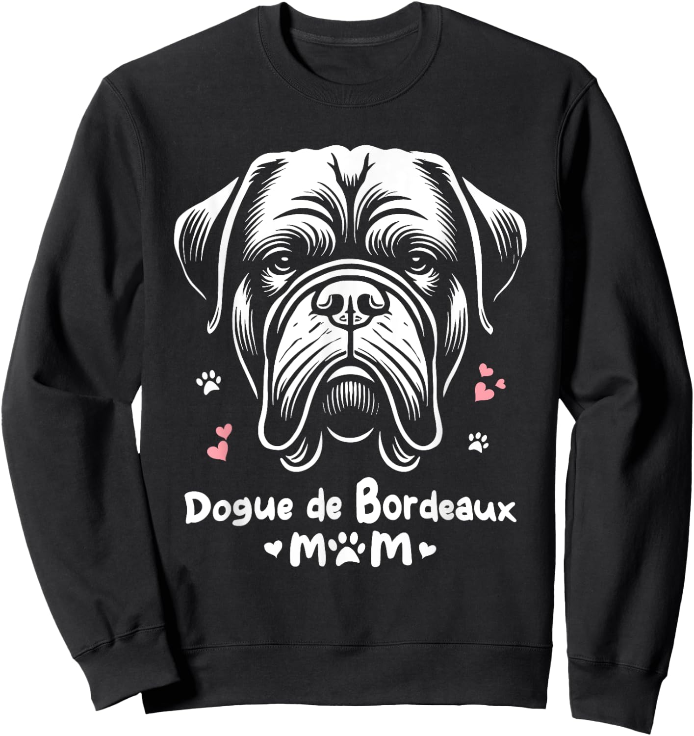 Dogue De Bordeaux Mom Mastiff Bordeauxdog Sweatshirt - Sweatshirt | Black