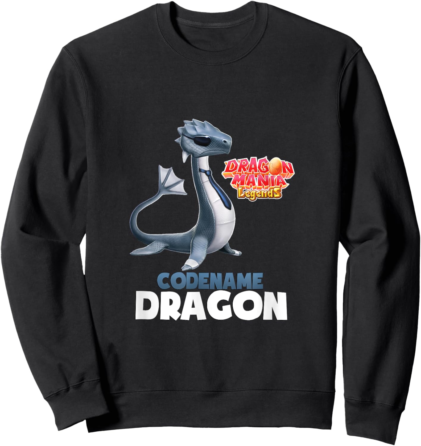 Dragon Mania Legends "Dragon Code Name" Sweatshirt - Sweatshirt | Black