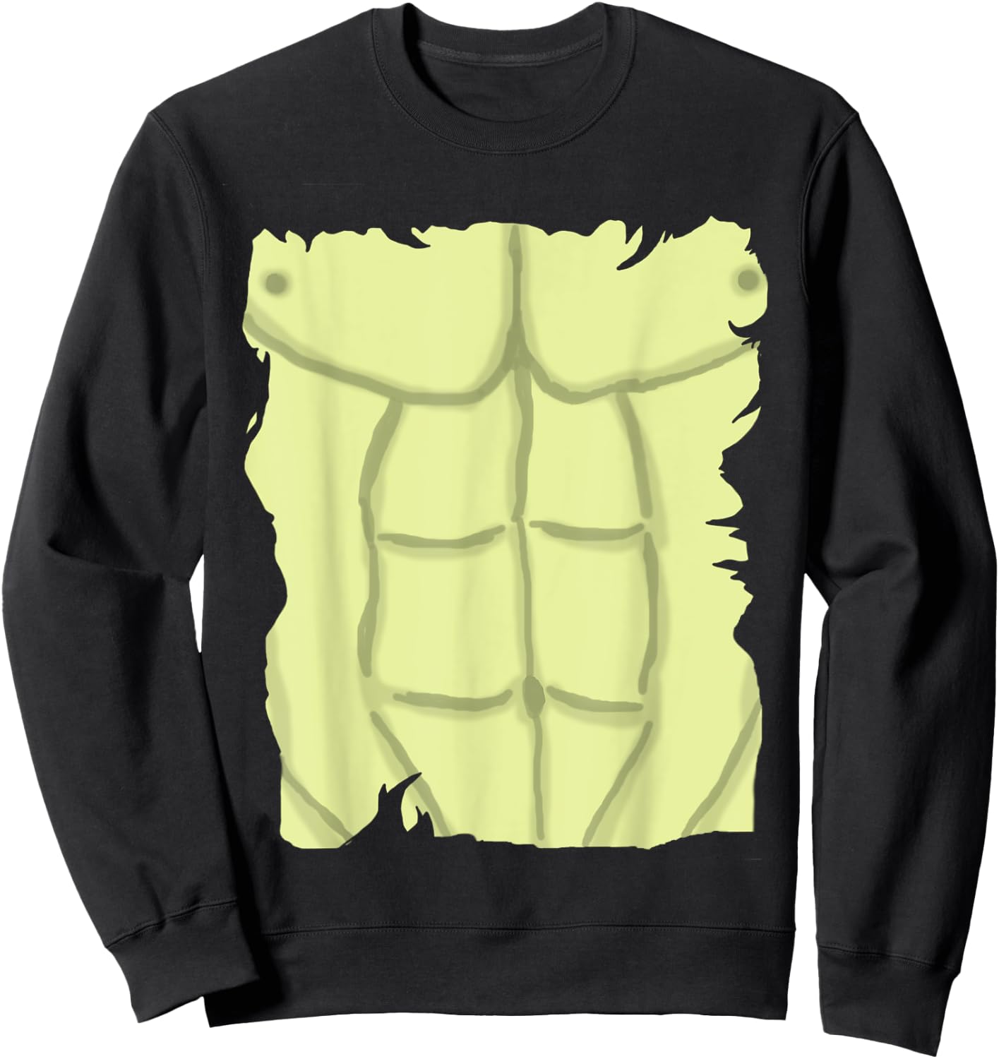 Muscle Bodybuilder Six Pack Abs Ripped Men Boys Kids Sweatshirt - Sweatshirt | Black