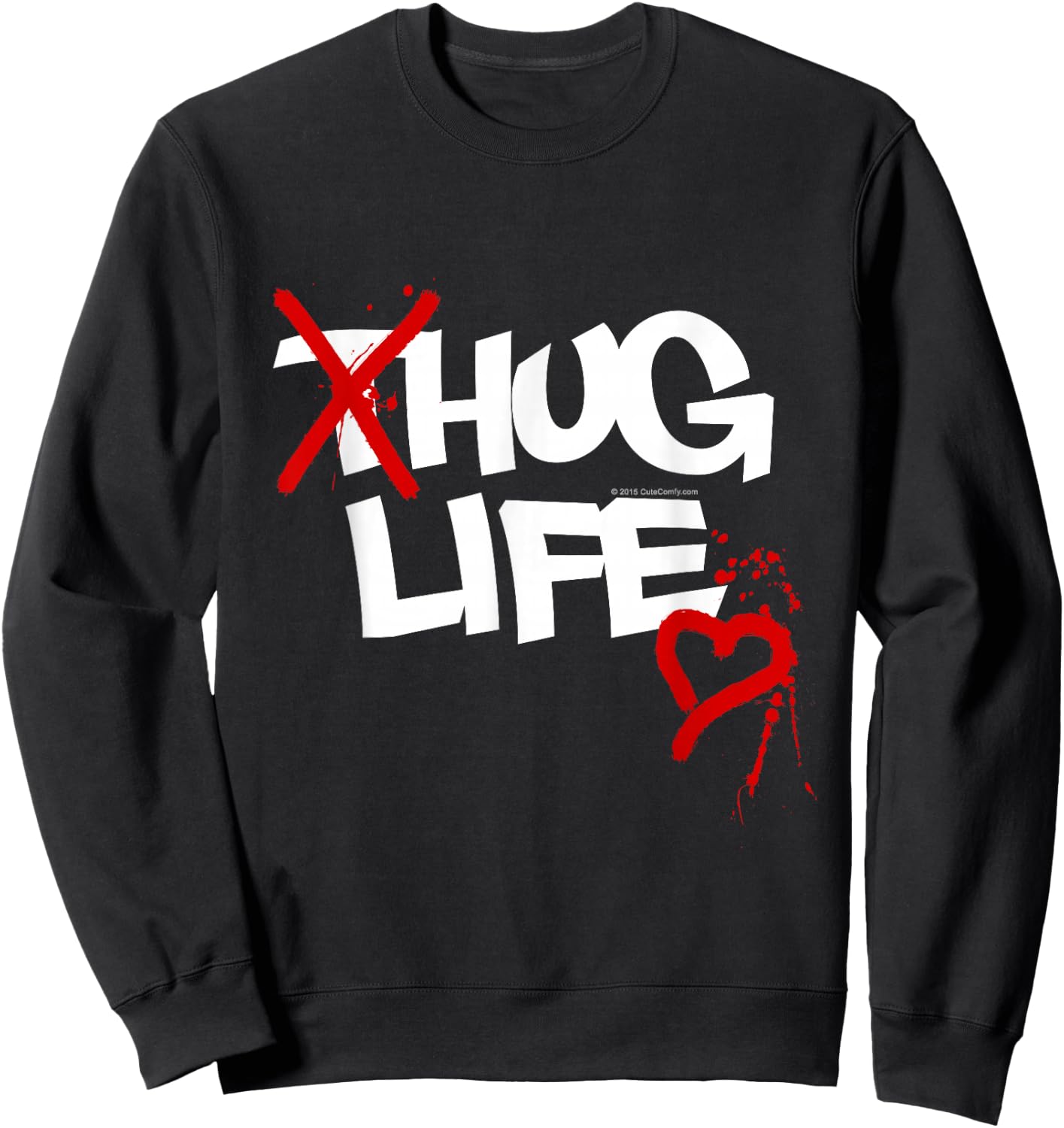 Hug Dealer Life Funny Extrovert 80s 90s Gen X Millennial Sweatshirt - Sweatshirt | Black