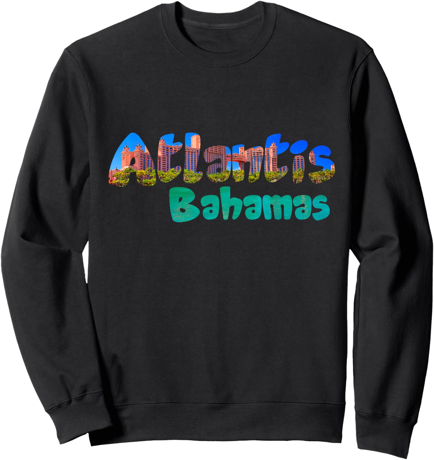Atlantis Bahamas . Sweatshirt - Sweatshirt | Black
