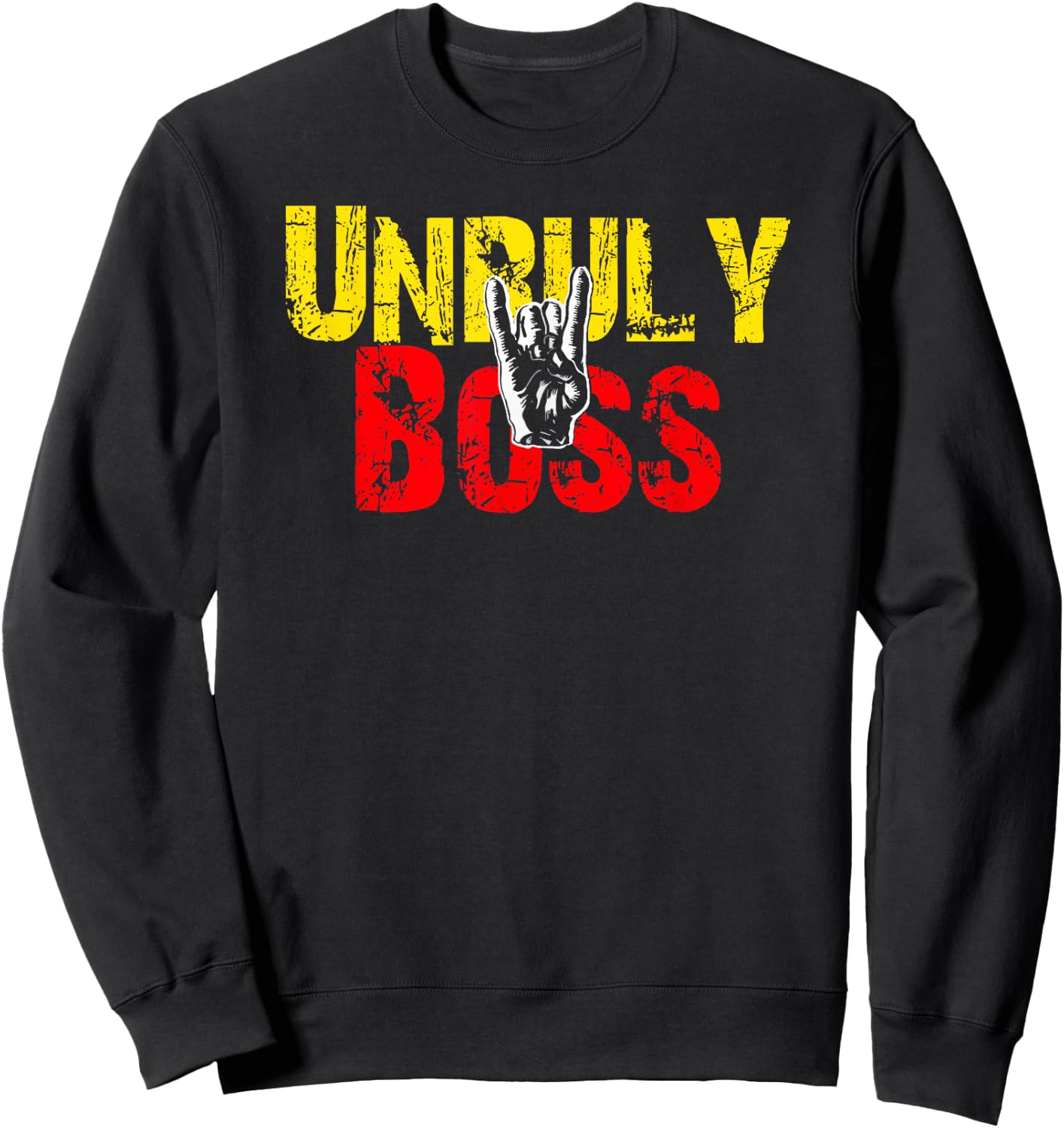 Unruly Boss Jamaica! Jamaican Dancehall Fan Sweatshirt - Sweatshirt | Black