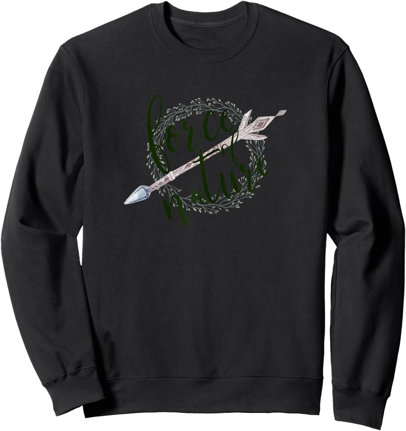 Force of Nature earthy Sweatshirt - Sweatshirt | Black