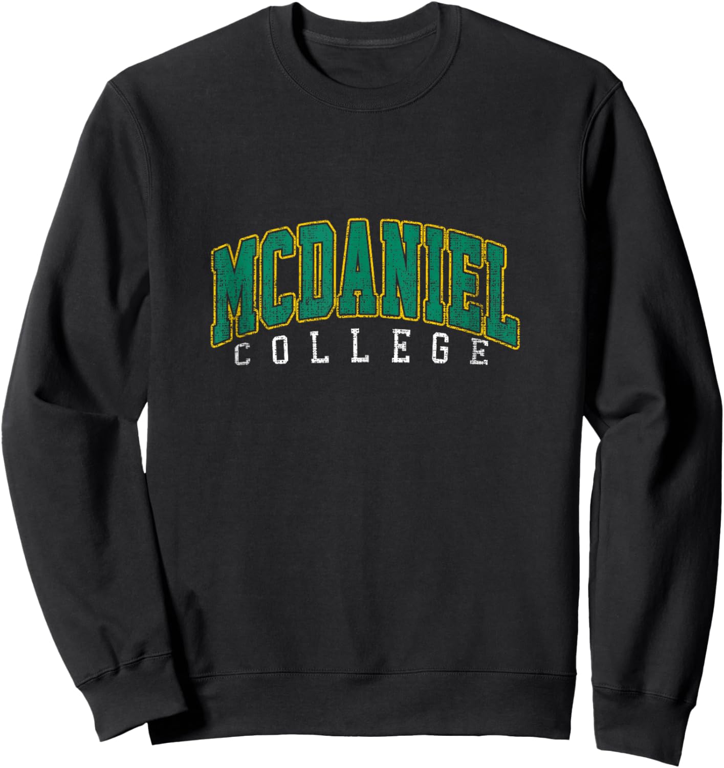McDaniel Institute of Technology Arch Vintage Women Sweatshirt - Sweatshirt | Black