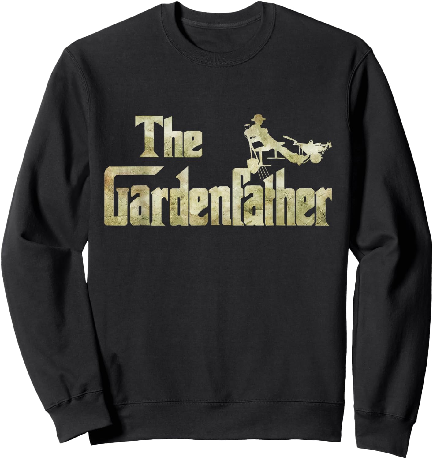 The Gardenfather Gardening Father Gift Sweatshirt - Sweatshirt | Black