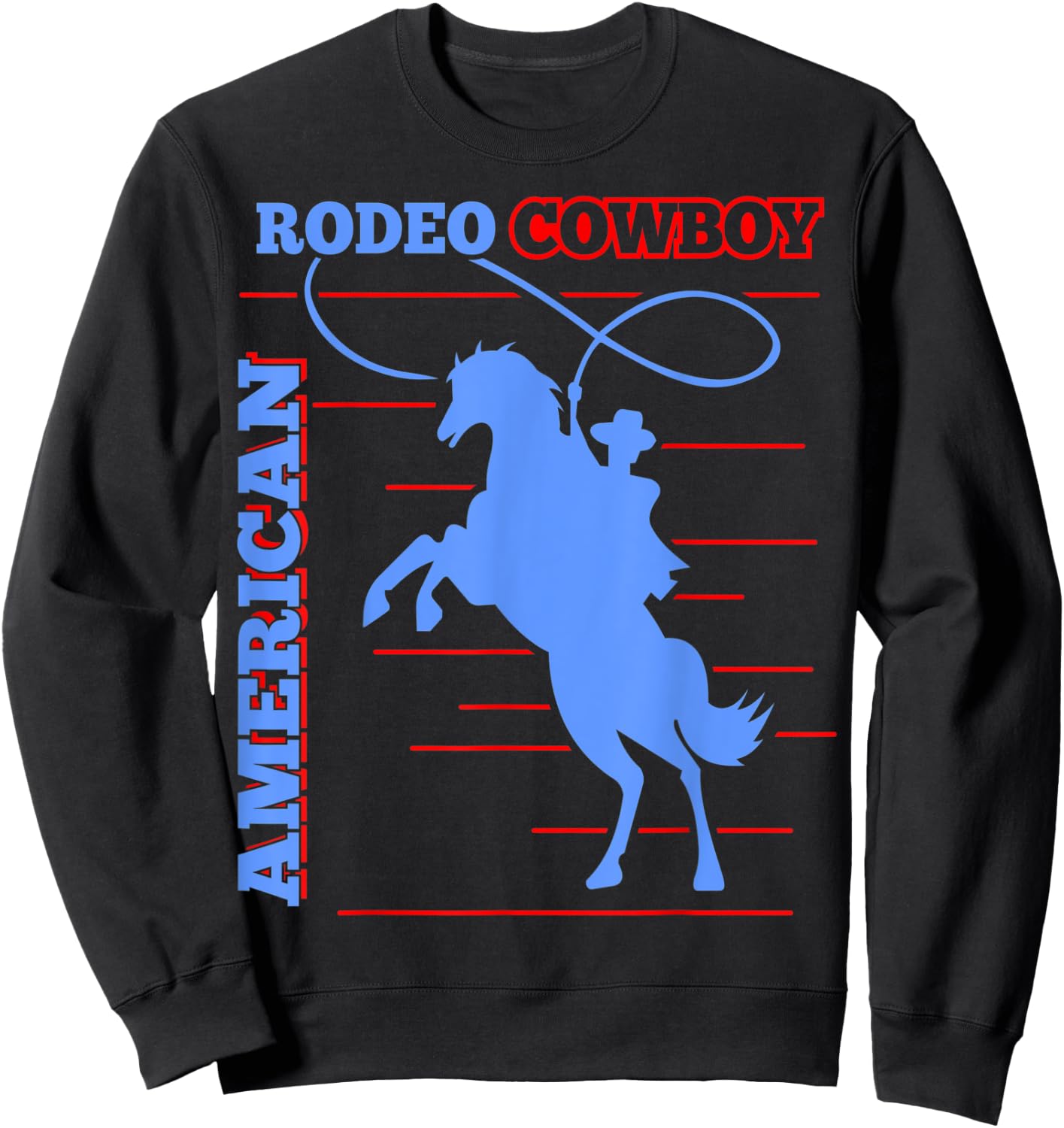 American Rodeo for Dad Men Sweatshirt - Sweatshirt | Black