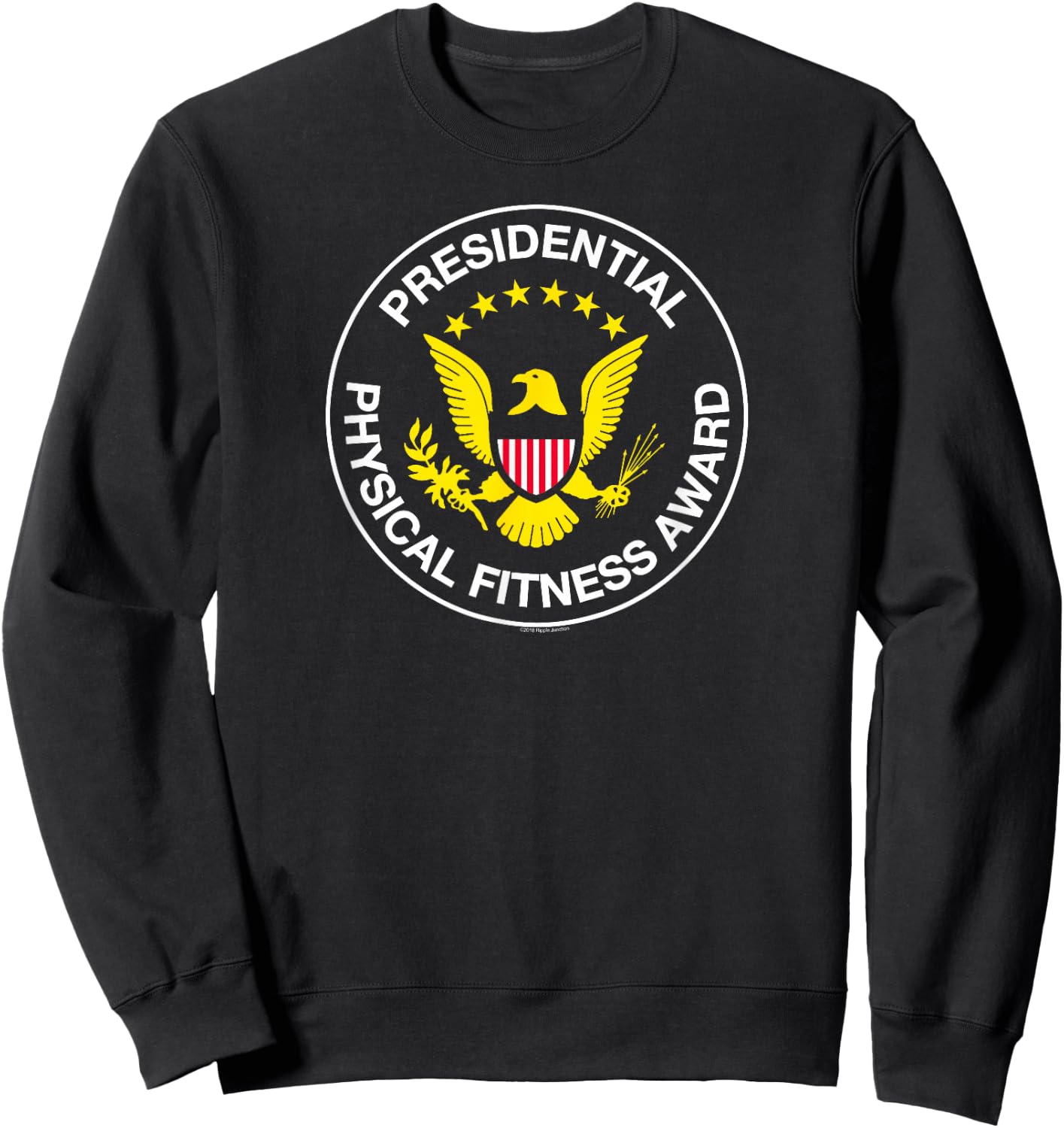 Ripple Junction Presidential Physical Fitness Award Sweatshirt - Sweatshirt | Black