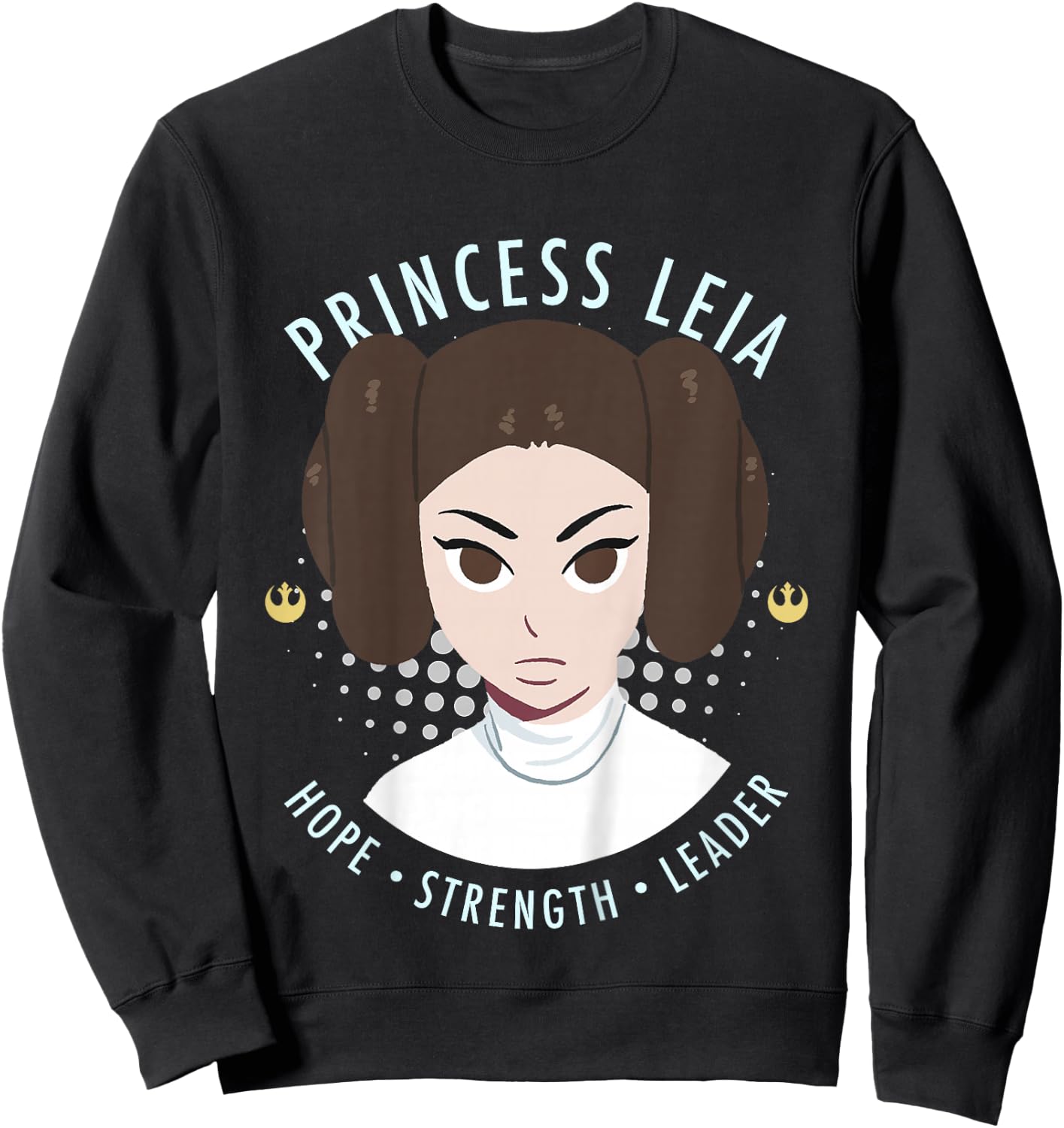 Kids Star Wars Galaxy Of Adventures Princess Leia G1 Sweatshirt - Sweatshirt | Black