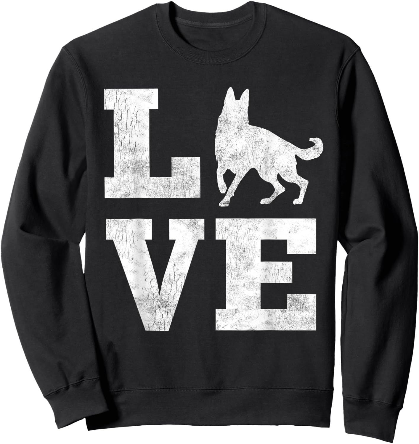 I Love My German Shepherd Shirt Funny Pet Dog Lover Gifts Sweatshirt - Sweatshirt | Black