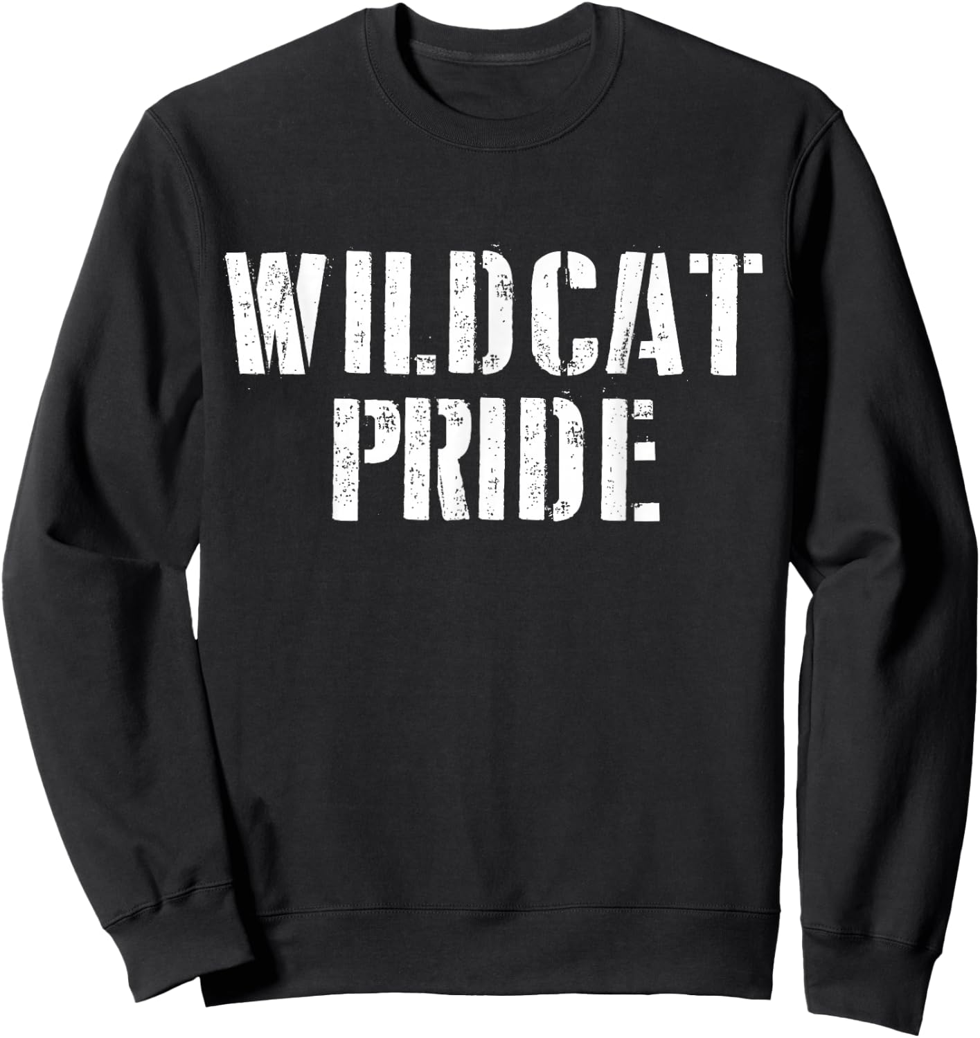 Sports Fan School Spirit | Wildcat Pride Sweatshirt - Sweatshirt | Black