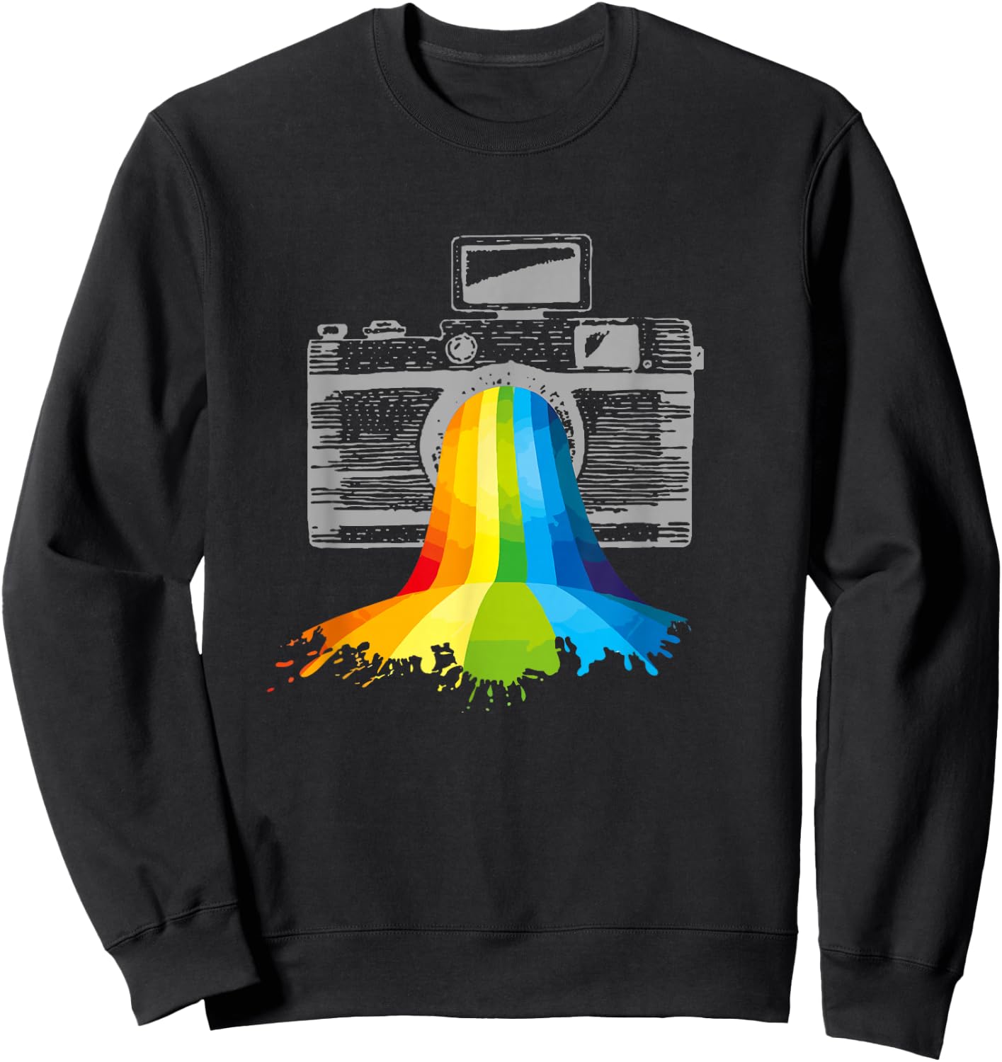 Photography Artist Camera Art Photographer Gift Sweatshirt - Sweatshirt | Black