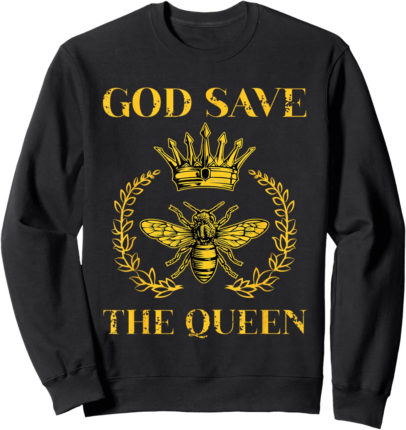 Beekeepers Bee Queen Honey Bee Beeekeeper Gift Sweatshirt - Sweatshirt | Black