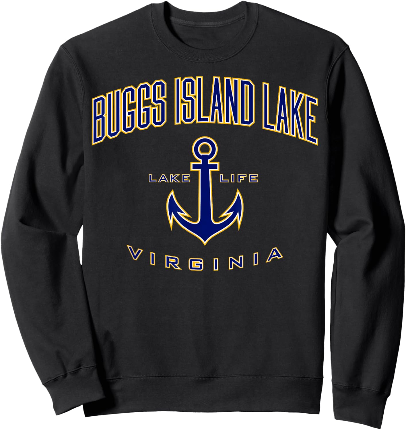 Buggs Island Lake VA Shirt , Men, Girls & Boys Sweatshirt - Sweatshirt | Black
