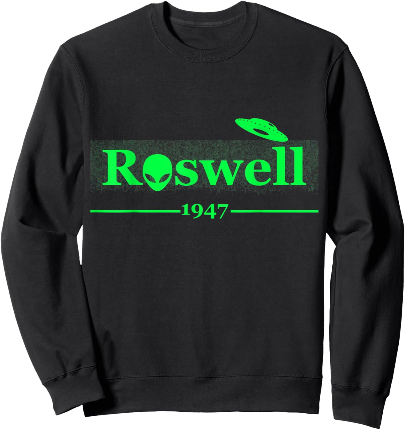 Roswell 1947 Alien UFO New Mexico Believers Gift Sweatshirt - Sweatshirt | Black