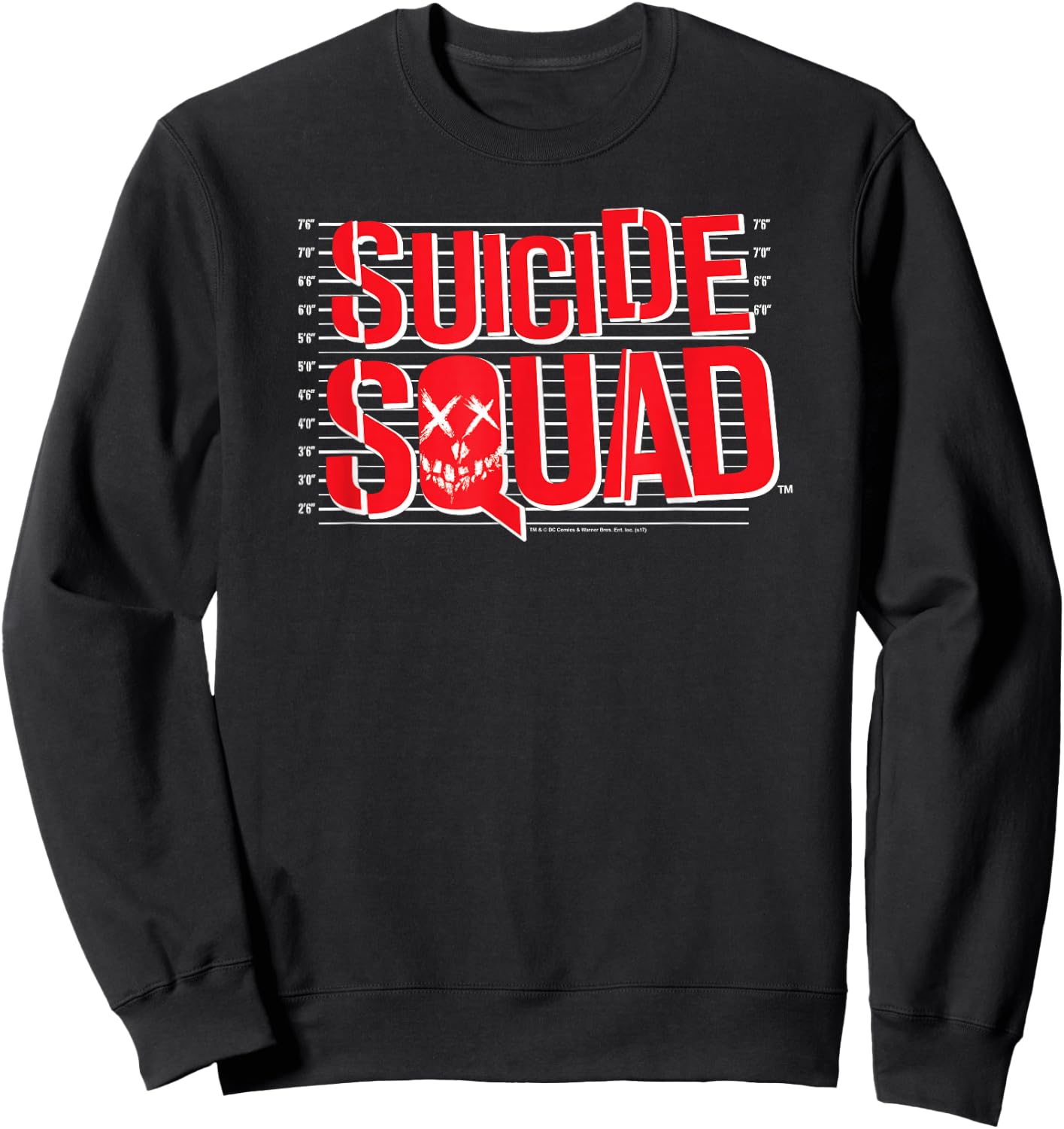 Suicide Squad Lineup Logo Sweatshirt - Sweatshirt | Black