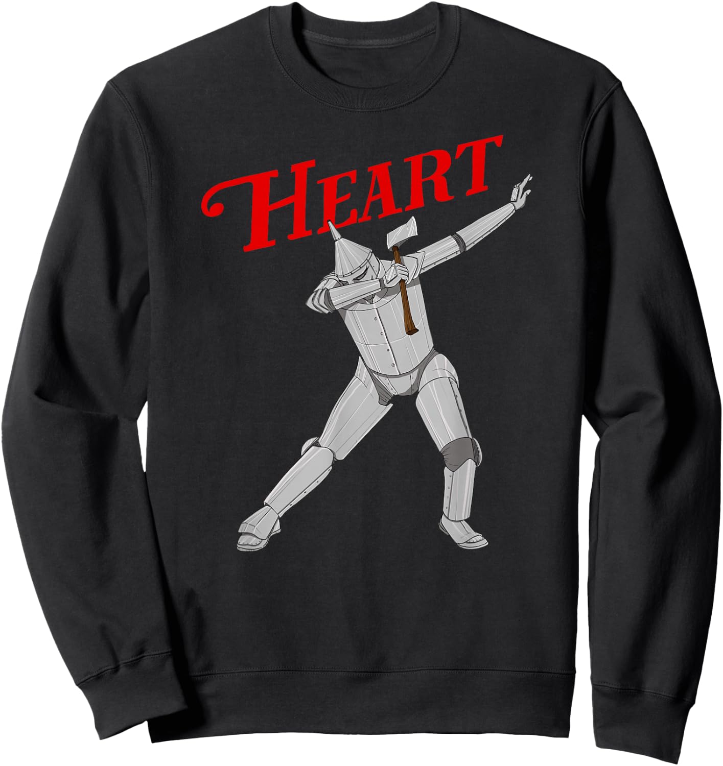 Gotta Have Heart Land of OZ Dabbing Wizard of OZ Tin Man Small Sweatshirt - Sweatshirt | Black