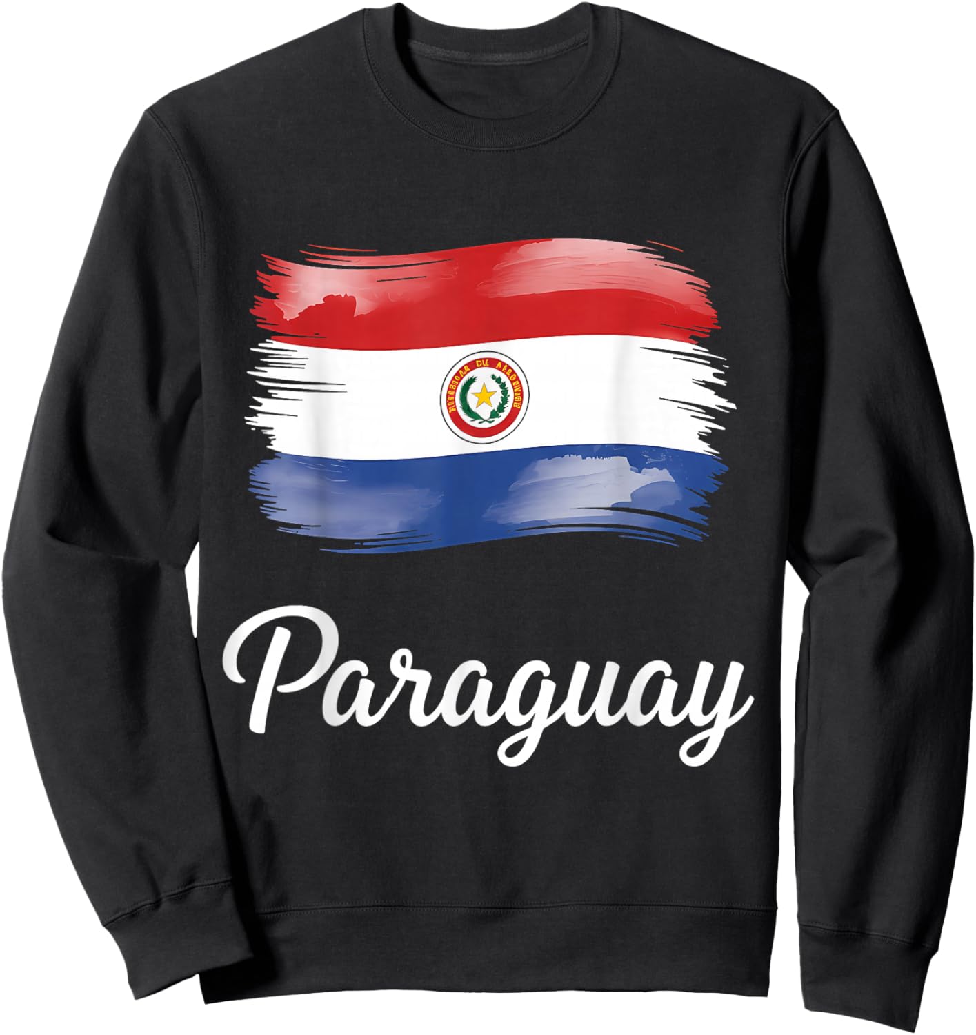 Paraguay Flag Paraguayan Pride Sweatshirt - Sweatshirt | Black
