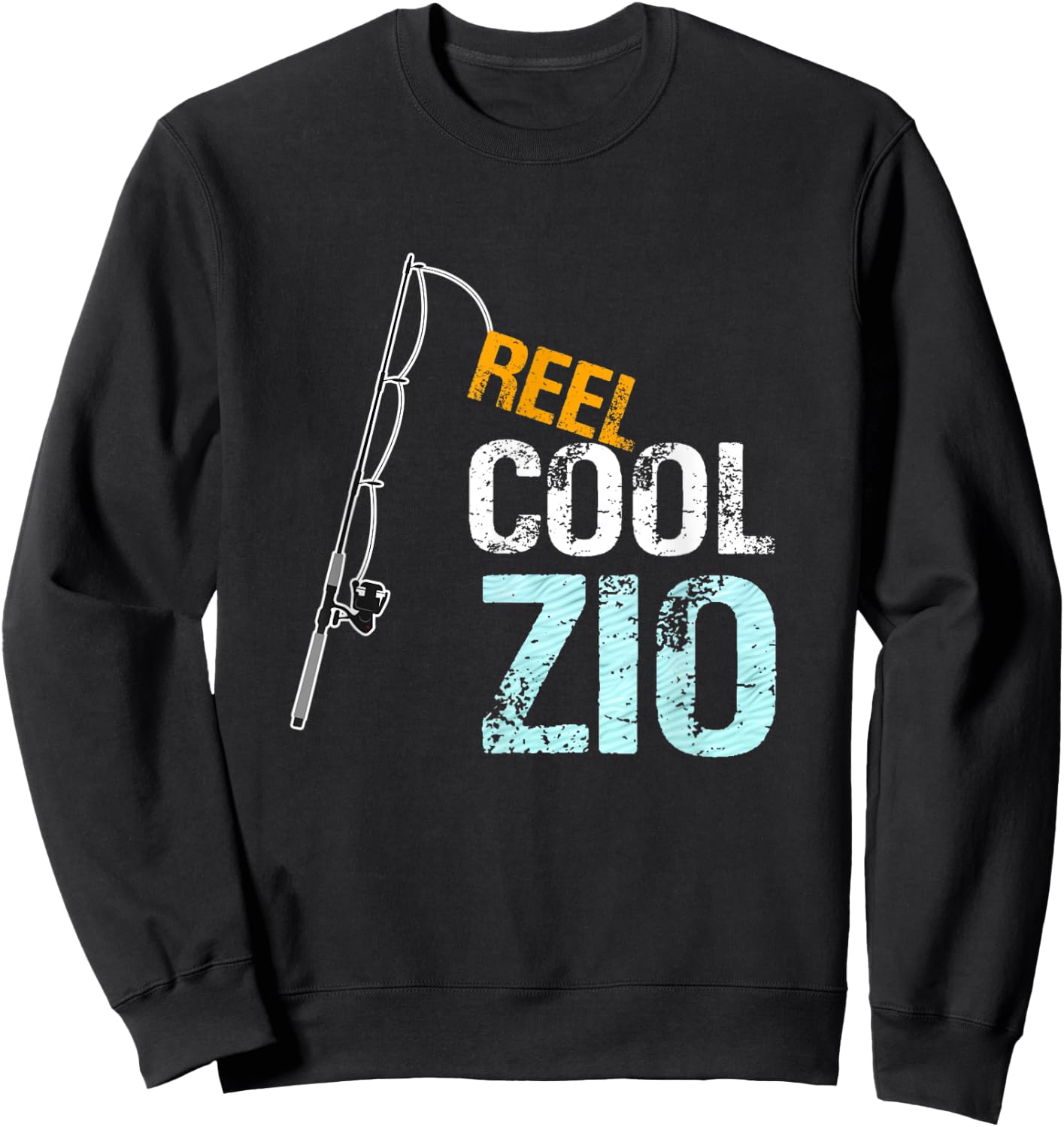Reel Cool Zio graphic Italian Uncle Gift from Niece Nephew Sweatshirt - Sweatshirt | Black