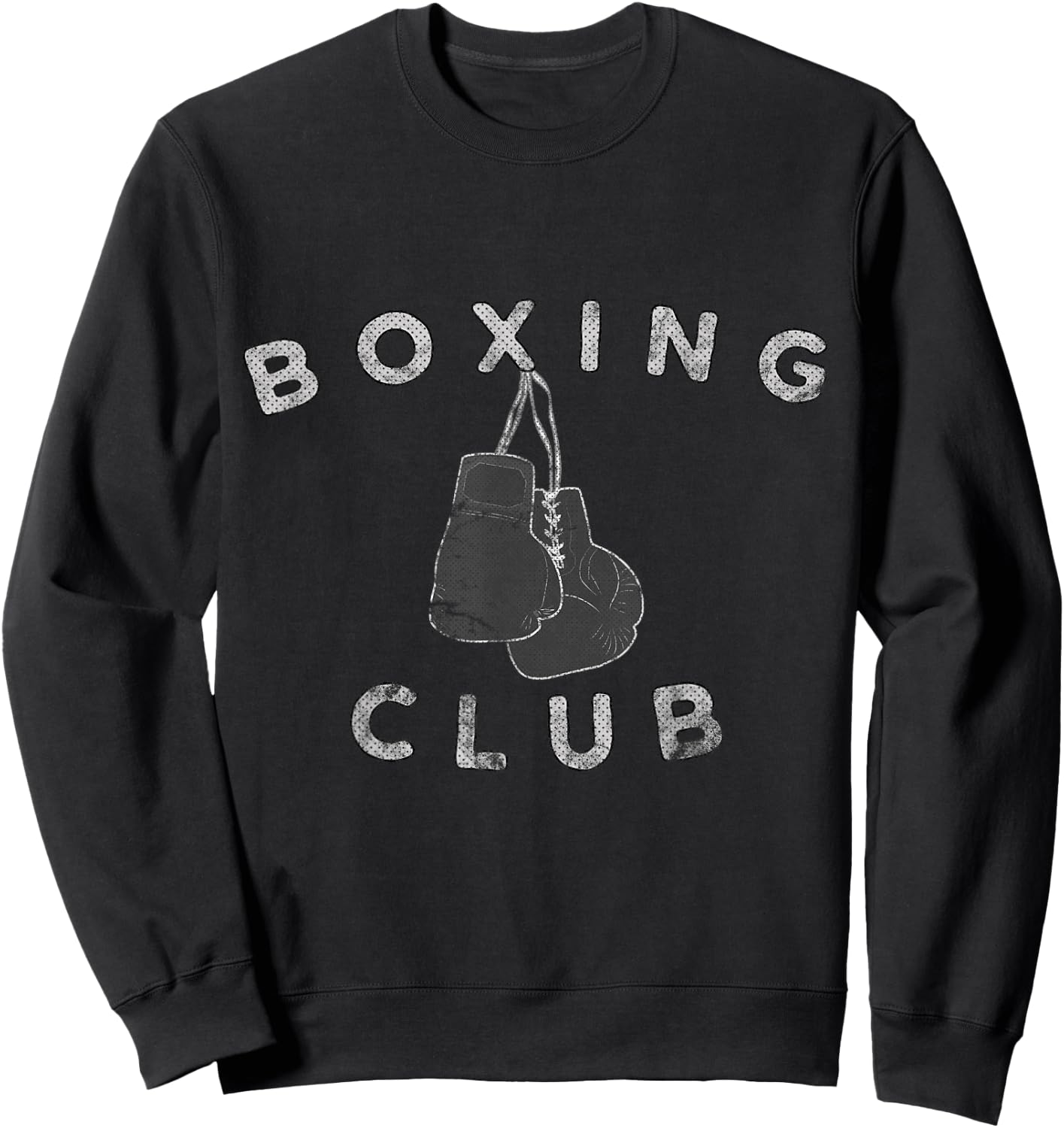 Boxing Club weathered Boxing Gloves Sweatshirt - Sweatshirt | Black