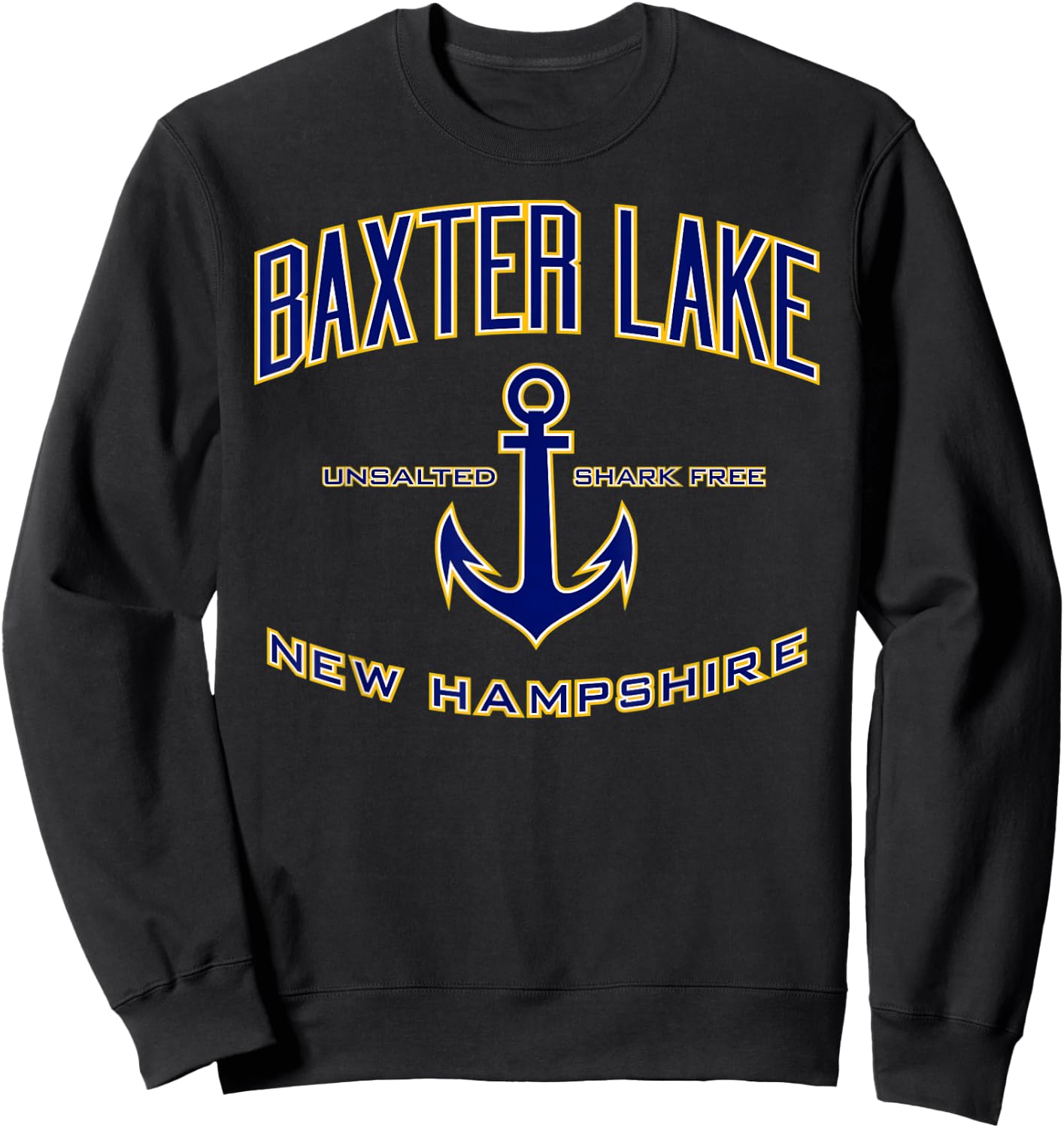 Baxter Lake NH Sweatshirt - Sweatshirt | Black