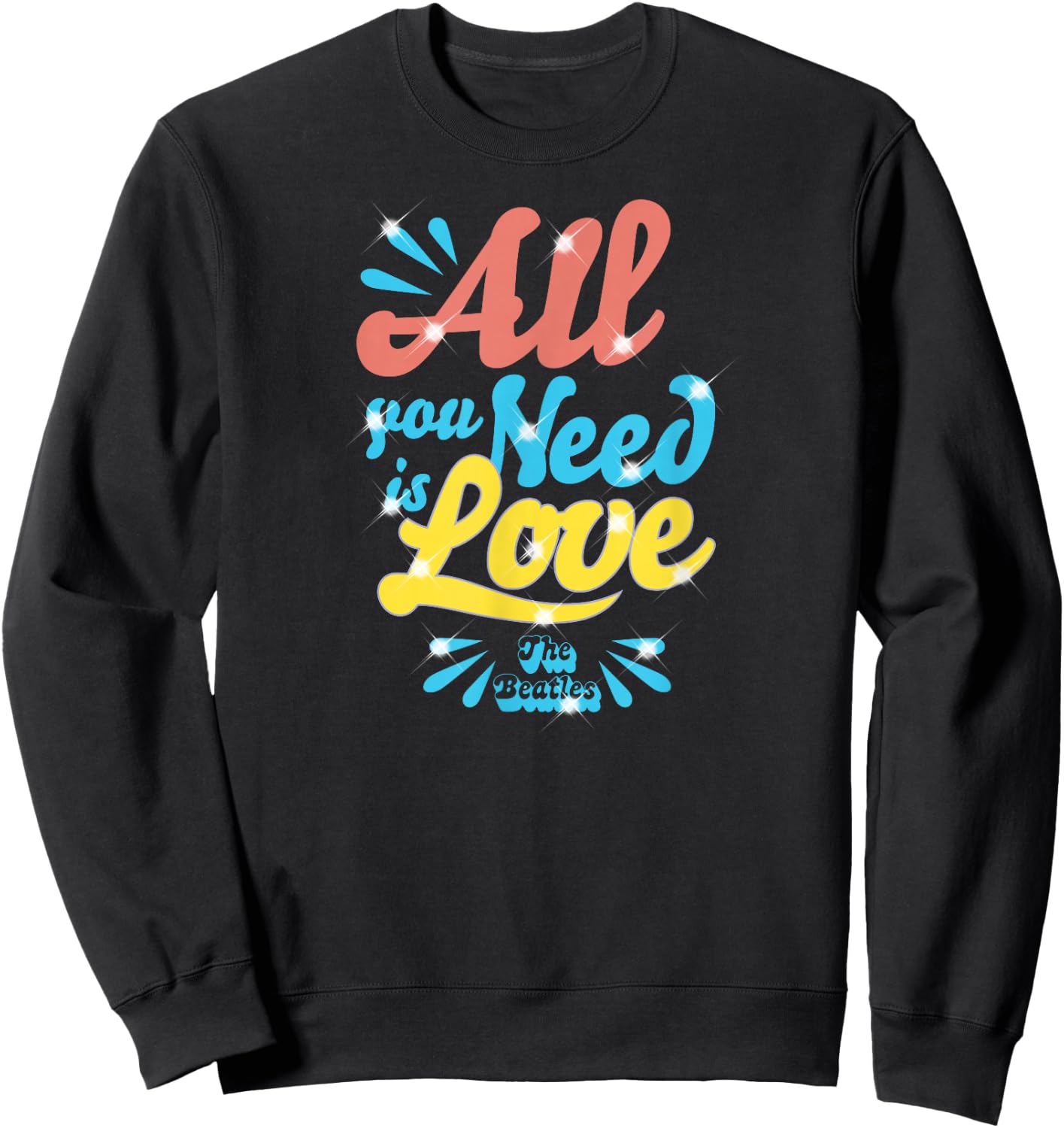 The Beatles All You Need Is Love Sweatshirt - Sweatshirt | Black