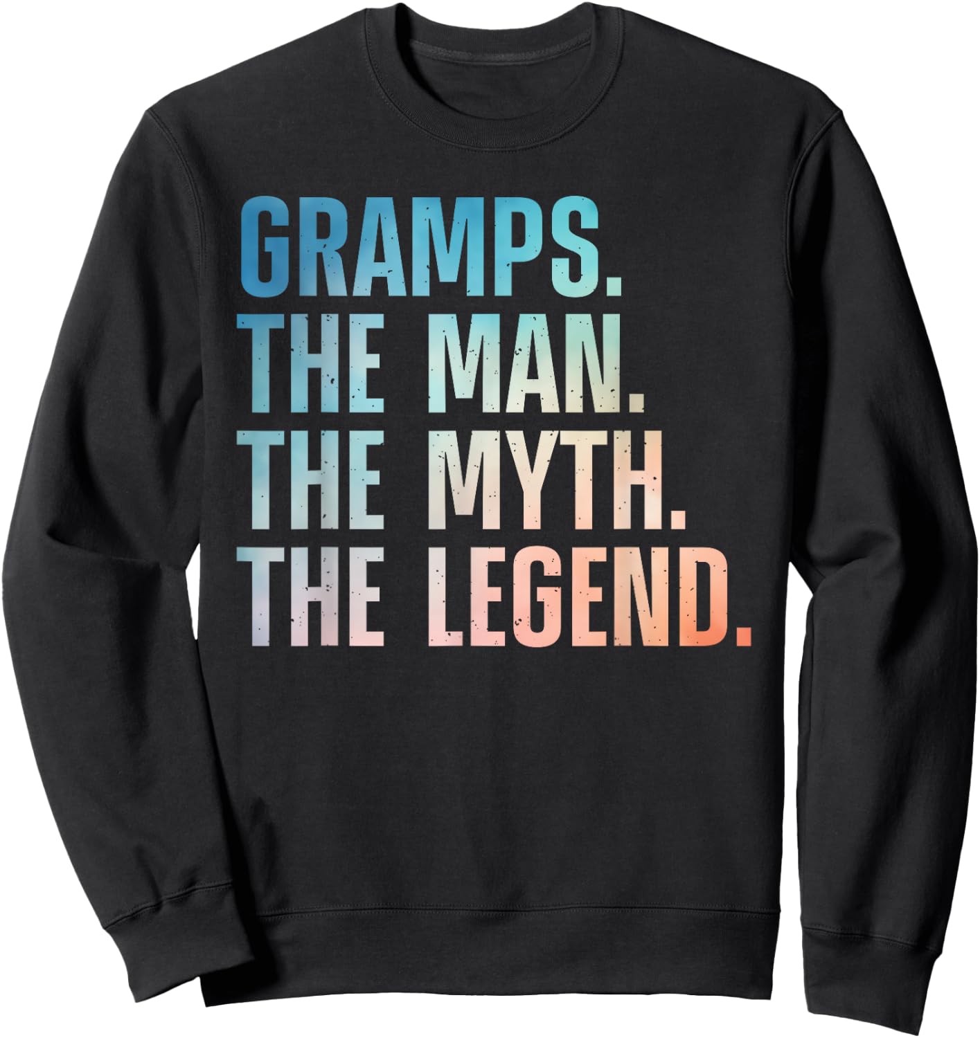 Gramps Design For Grandpa Grandfather From Grandkids Gramps Sweatshirt - Sweatshirt | Black