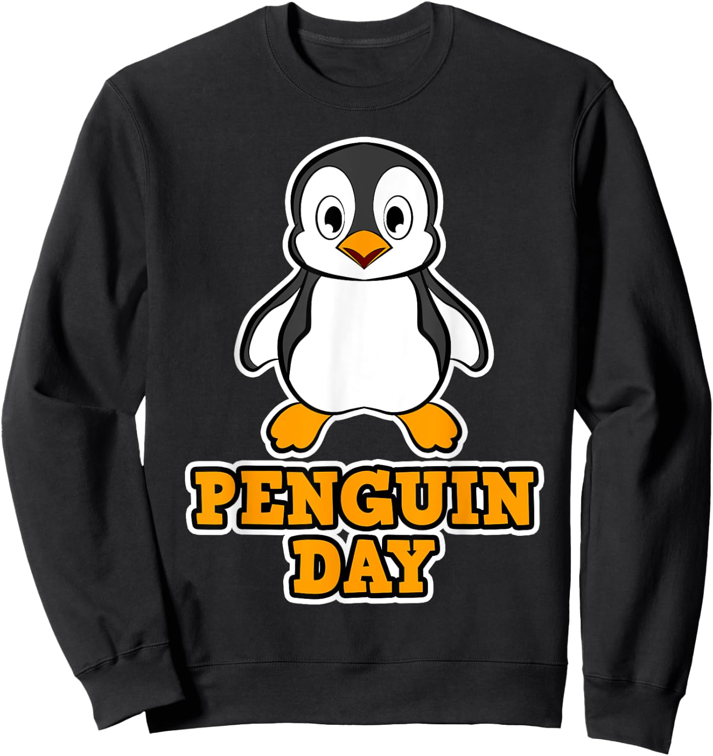 Penguin design - Penguin Day Sweatshirt - Sweatshirt | Black