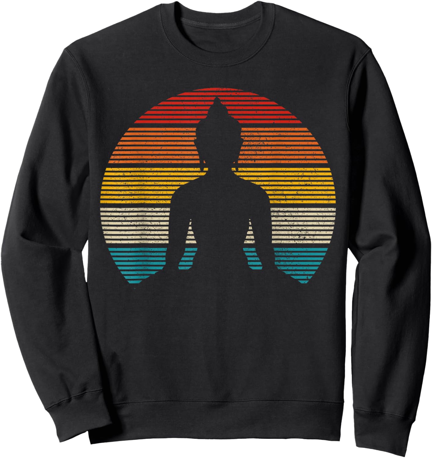 Vintage Buddha Buddhism Zen Spiritual Yoga Meditation Sweatshirt - Sweatshirt | Black