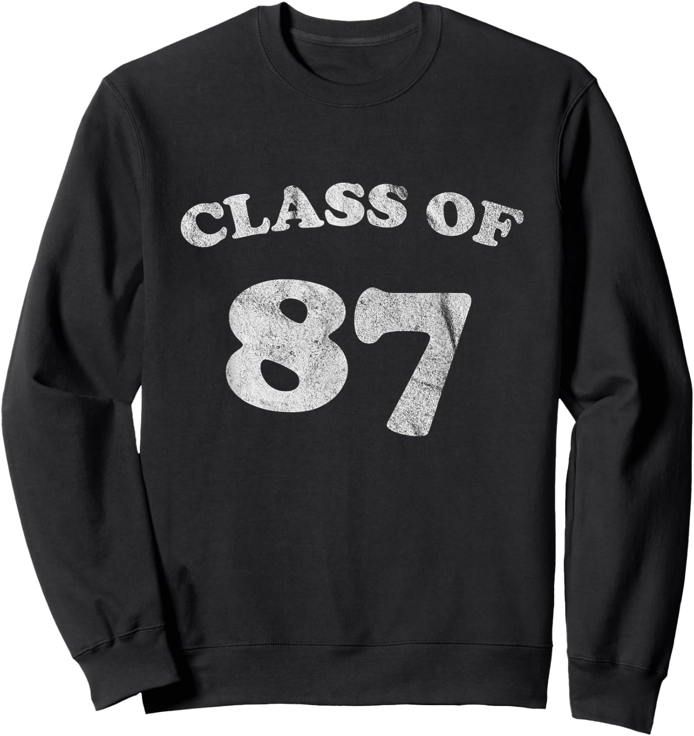 1987 Retro Class of 87 Sweatshirt - Sweatshirt | Black