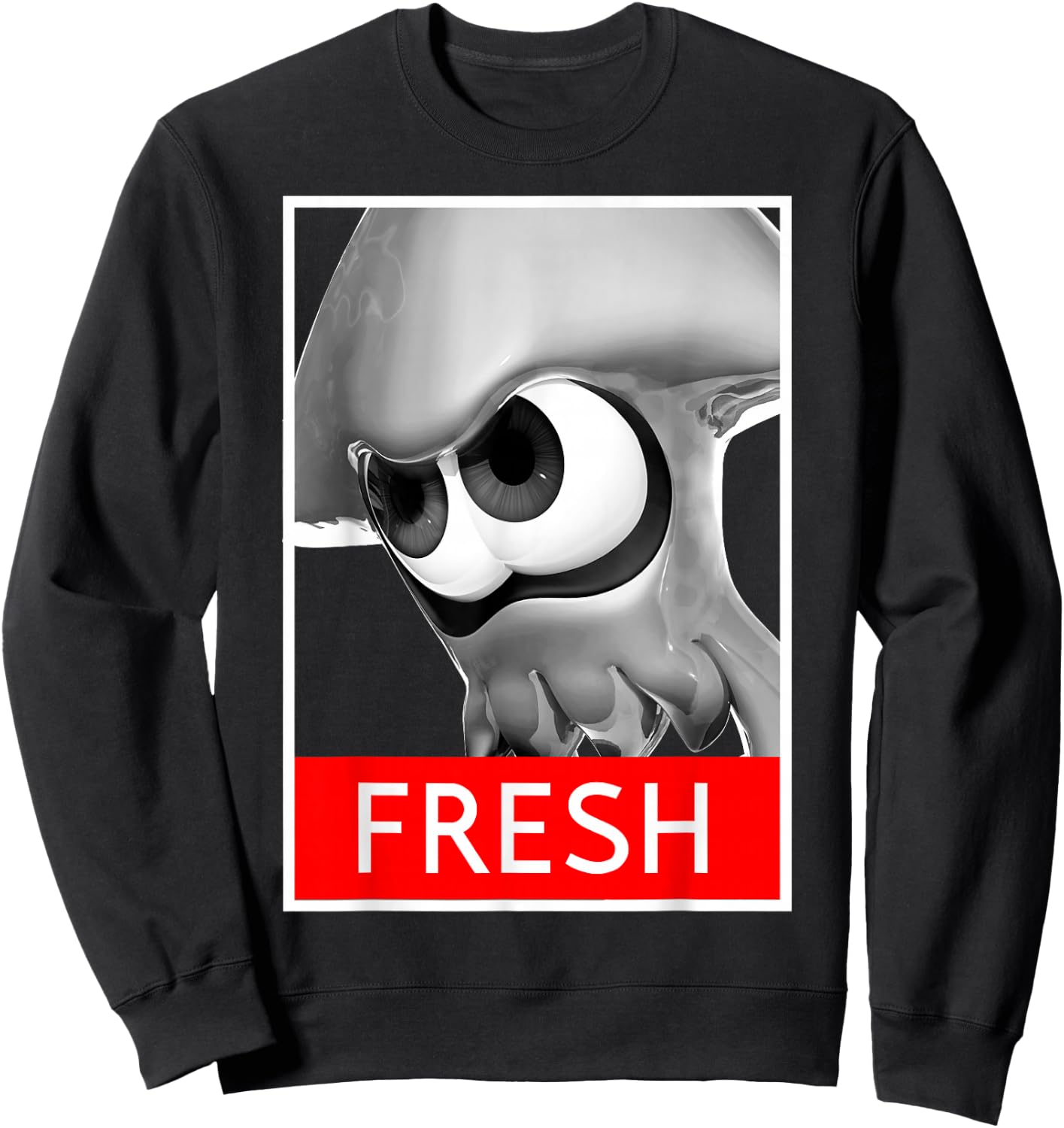 Nintendo Splatoon Inkling Fresh Streetwear Graphic Sweatshirt - Sweatshirt | Black
