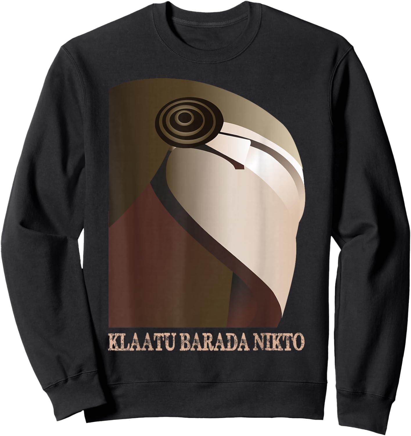 Klaatu Barada Nikto Robot SiFi Sweatshirt - Sweatshirt | Black