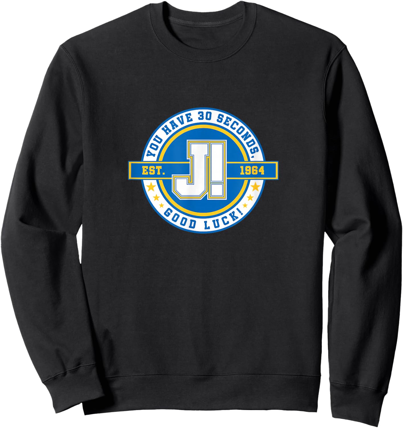 Jeopardy! 30 Second Varsity Sweatshirt - Sweatshirt | Black