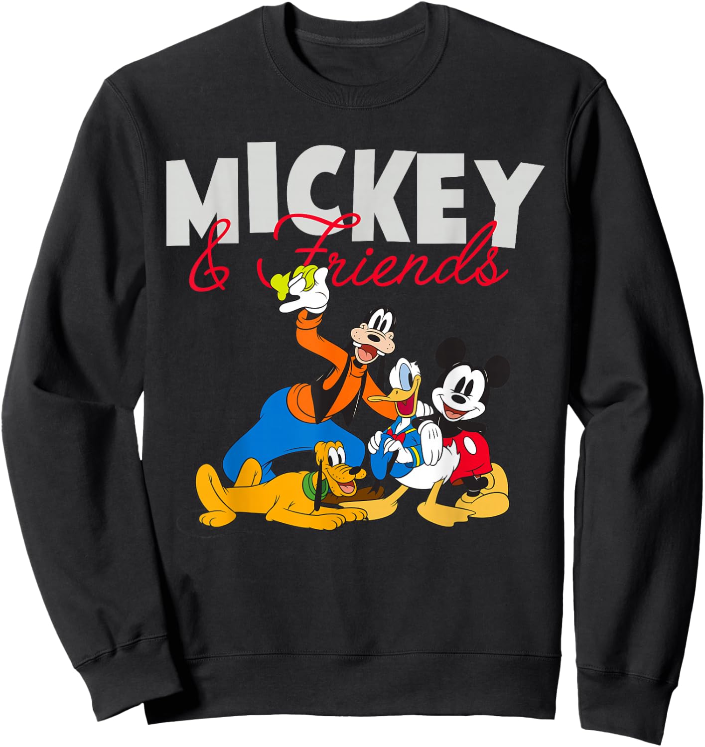 Disney Mickey and Friends Squad Sweatshirt - Sweatshirt | Black