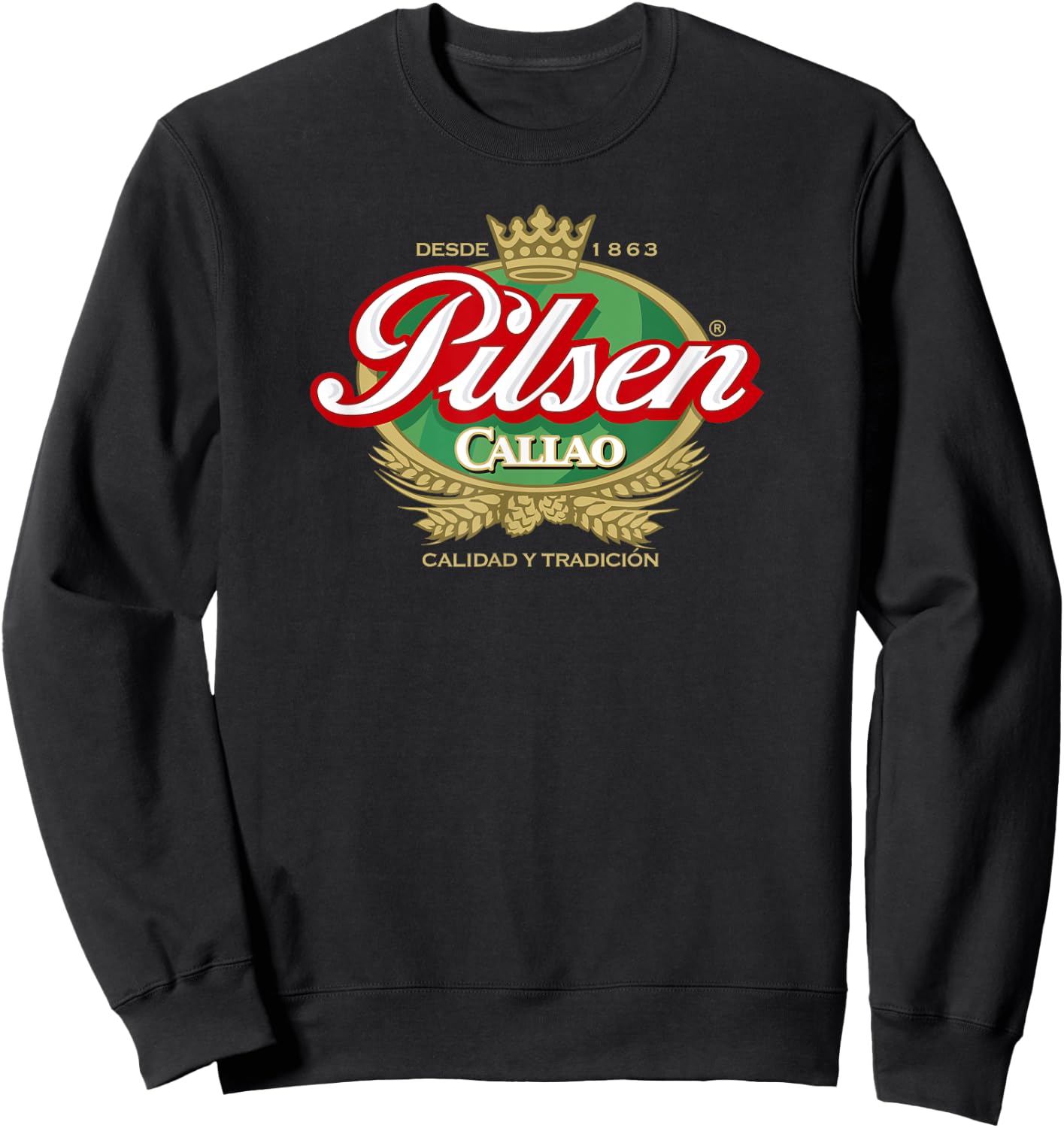 Cerveza Pilsen Callao Marca Peru Peruvian Soccer Sweatshirt - Sweatshirt | Black