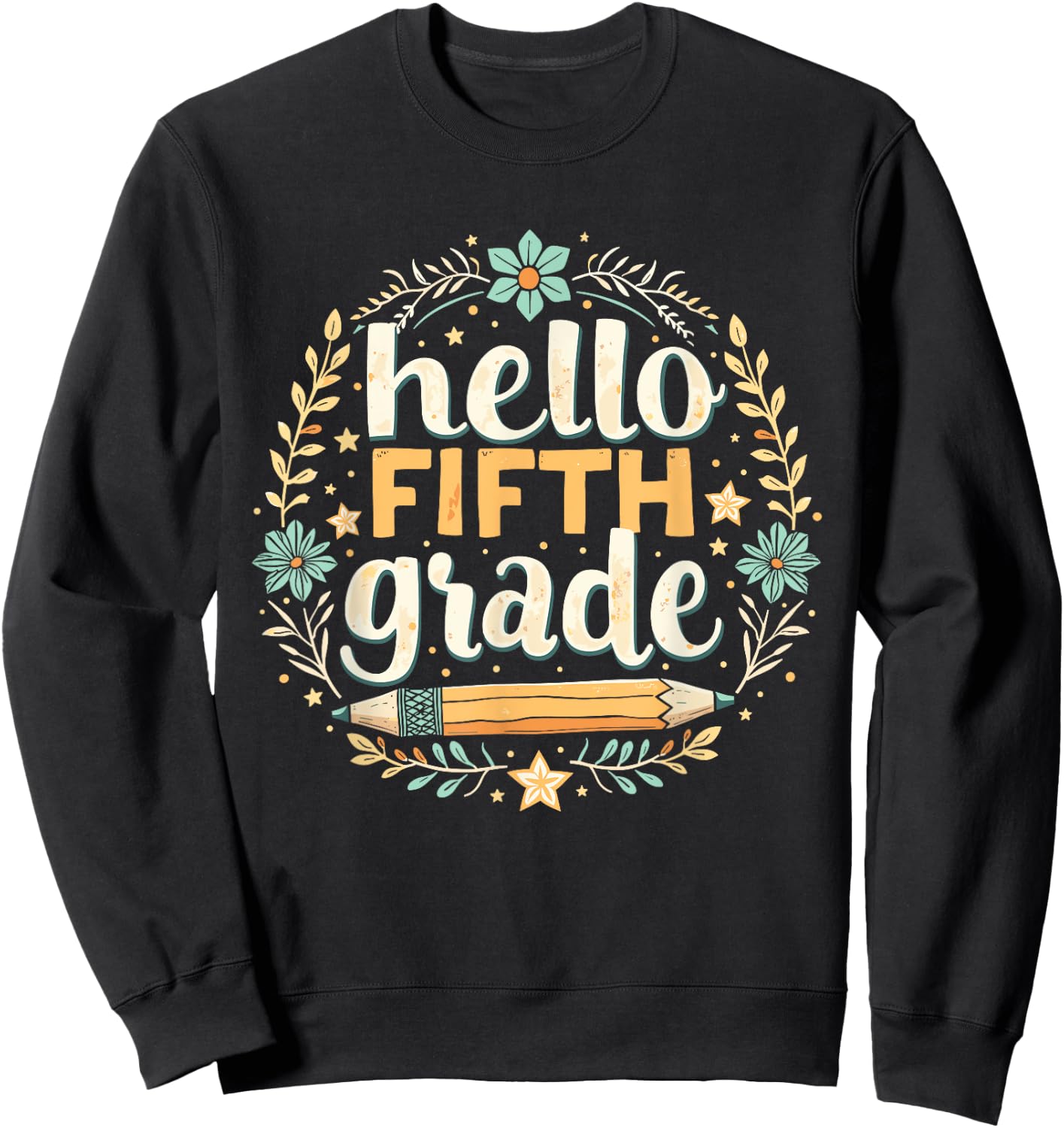 Fifth Grade Classroom Essentials Sweatshirt - Sweatshirt | Black
