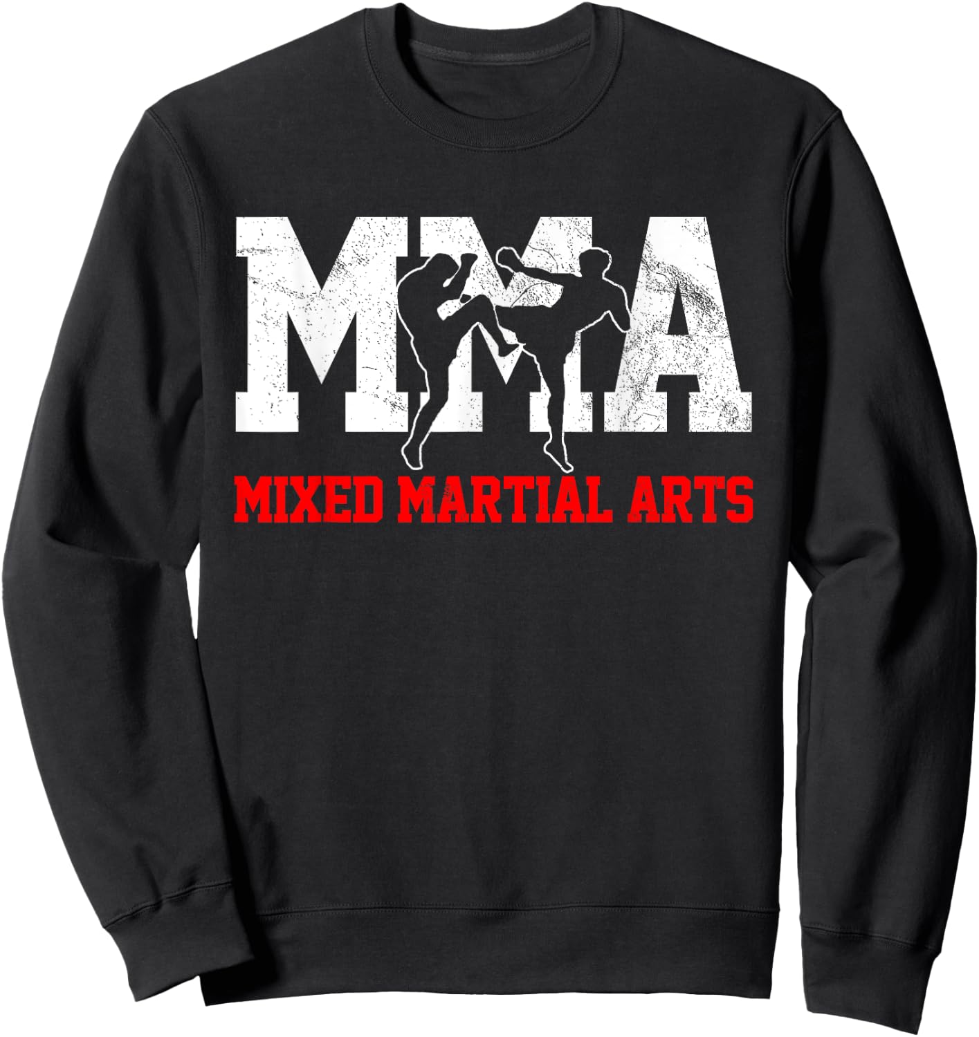 MMA Kickboxin Fighter Sweatshirt - Sweatshirt | Black