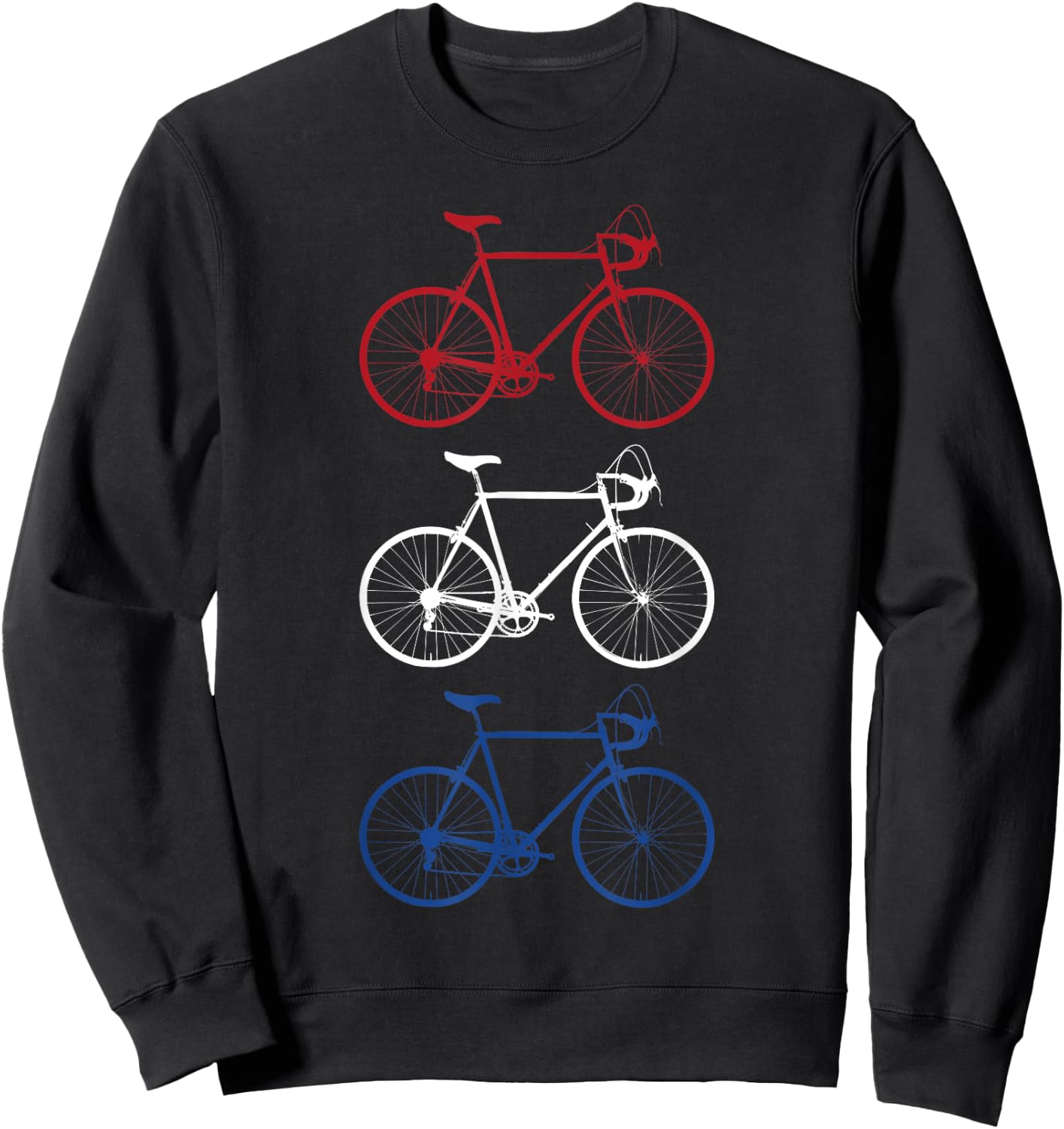 Bicycle Flag Cycling Netherlands Dutch Gift Sweatshirt - Sweatshirt | Black