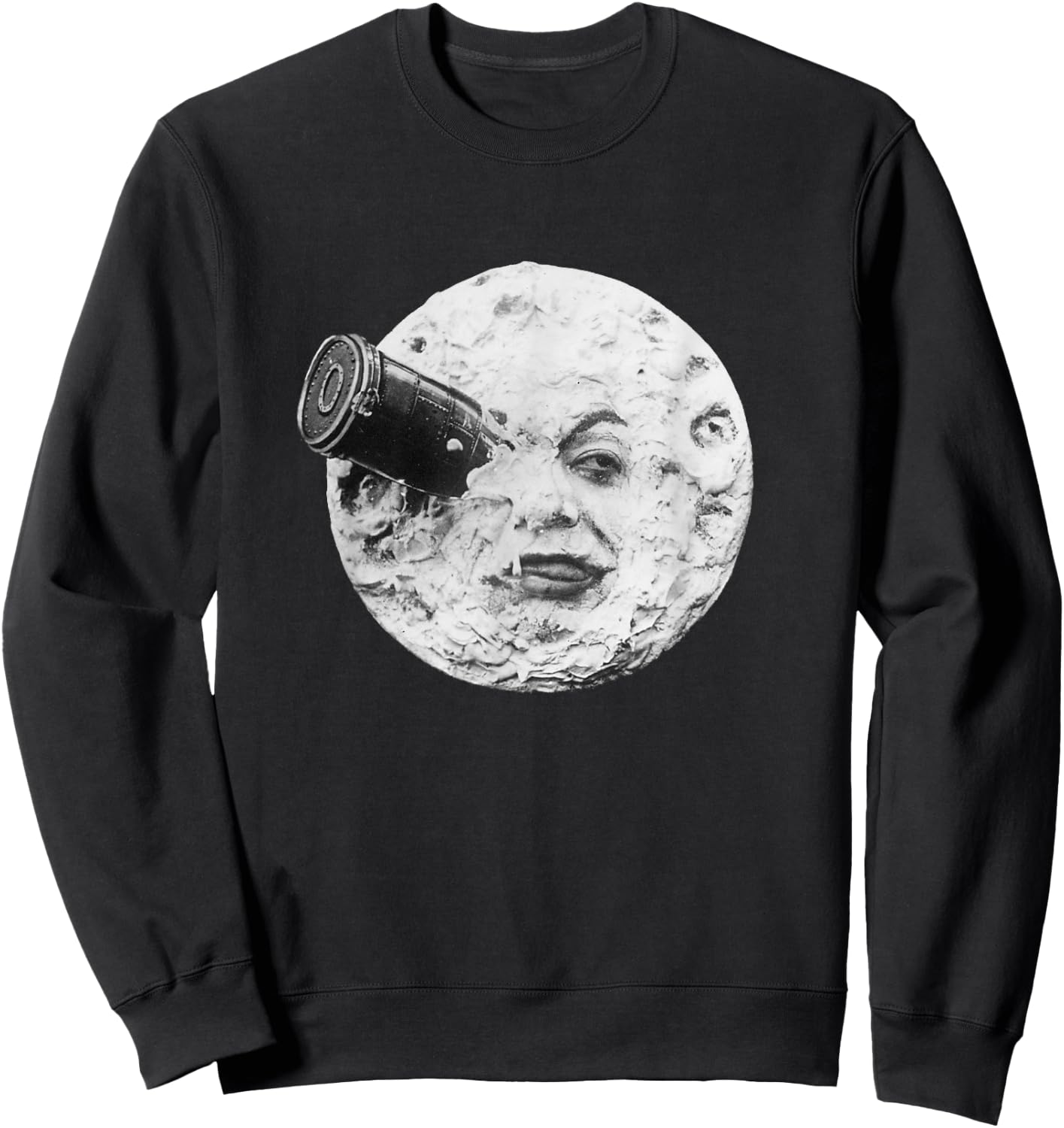 A Trip to the Moon Sweatshirt - Sweatshirt | Black