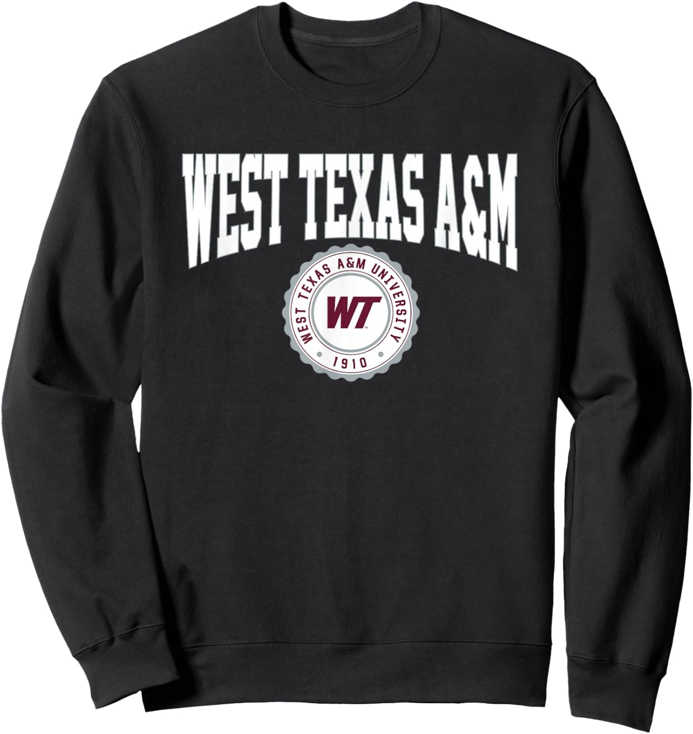 West Texas A&M WTAMU Buffaloes Collegiate Seal Sweatshirt - Sweatshirt | Black