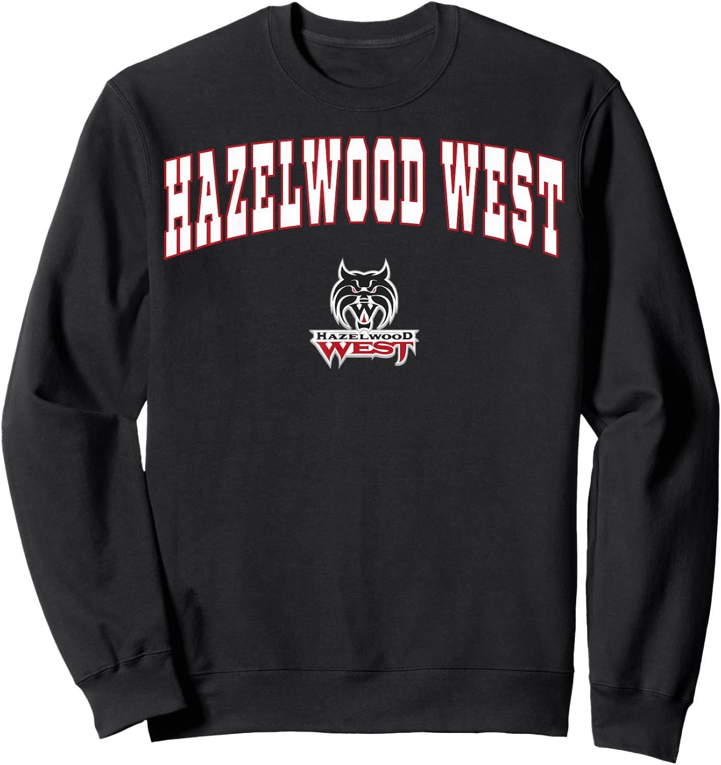 Hazelwood West High School Wildcats C2 Sweatshirt - Sweatshirt | Black